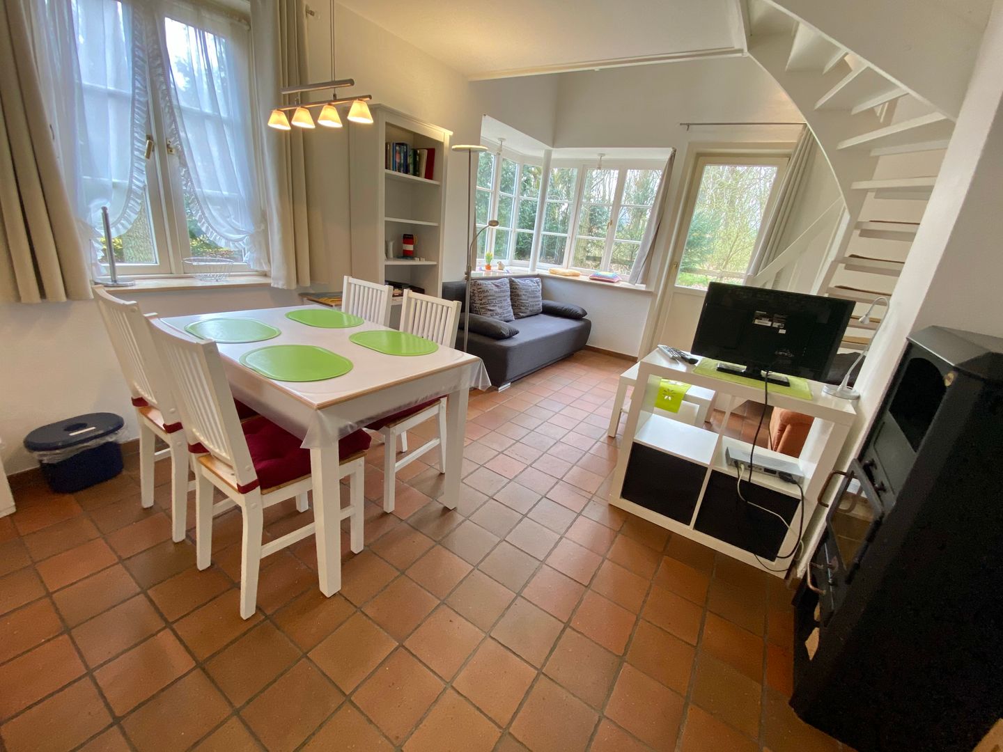 Am Kurpark Wyk auf Föhr - Wohnzimmer