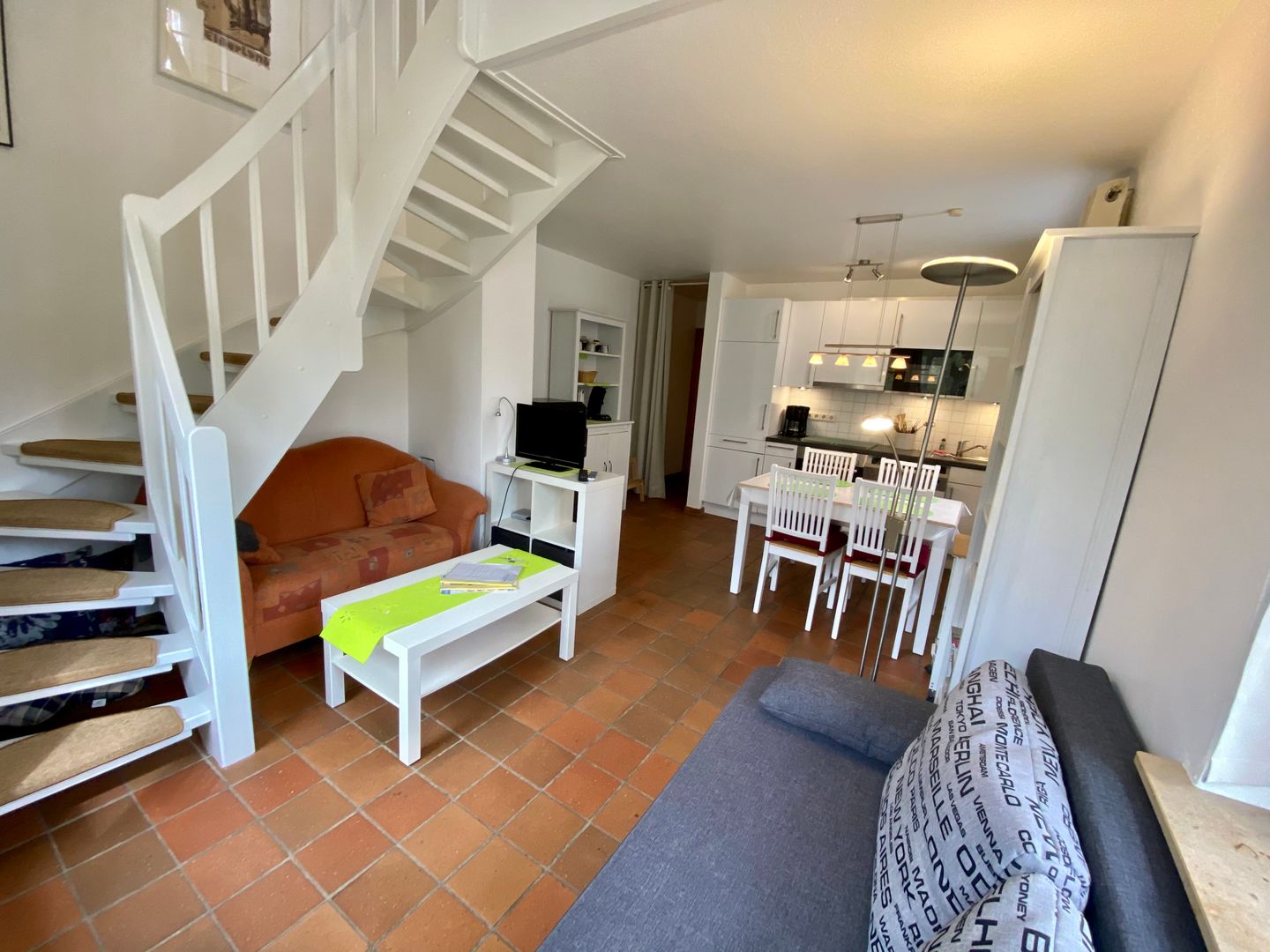 Am Kurpark Wyk auf Föhr - Wohnzimmer