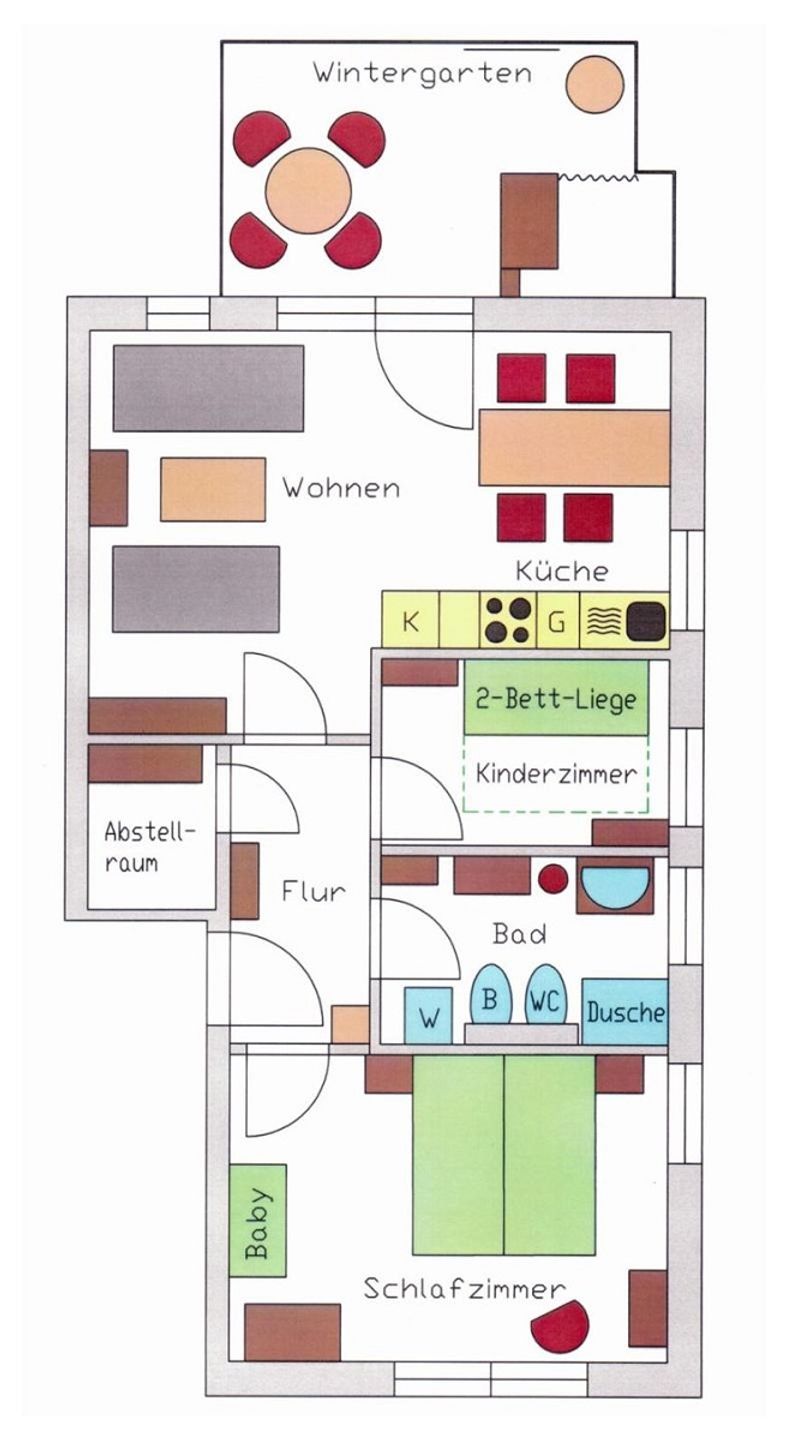  Darßer Weg 34a Whg. 1 "Strandkörbchen-Zingst" Deutschland - 