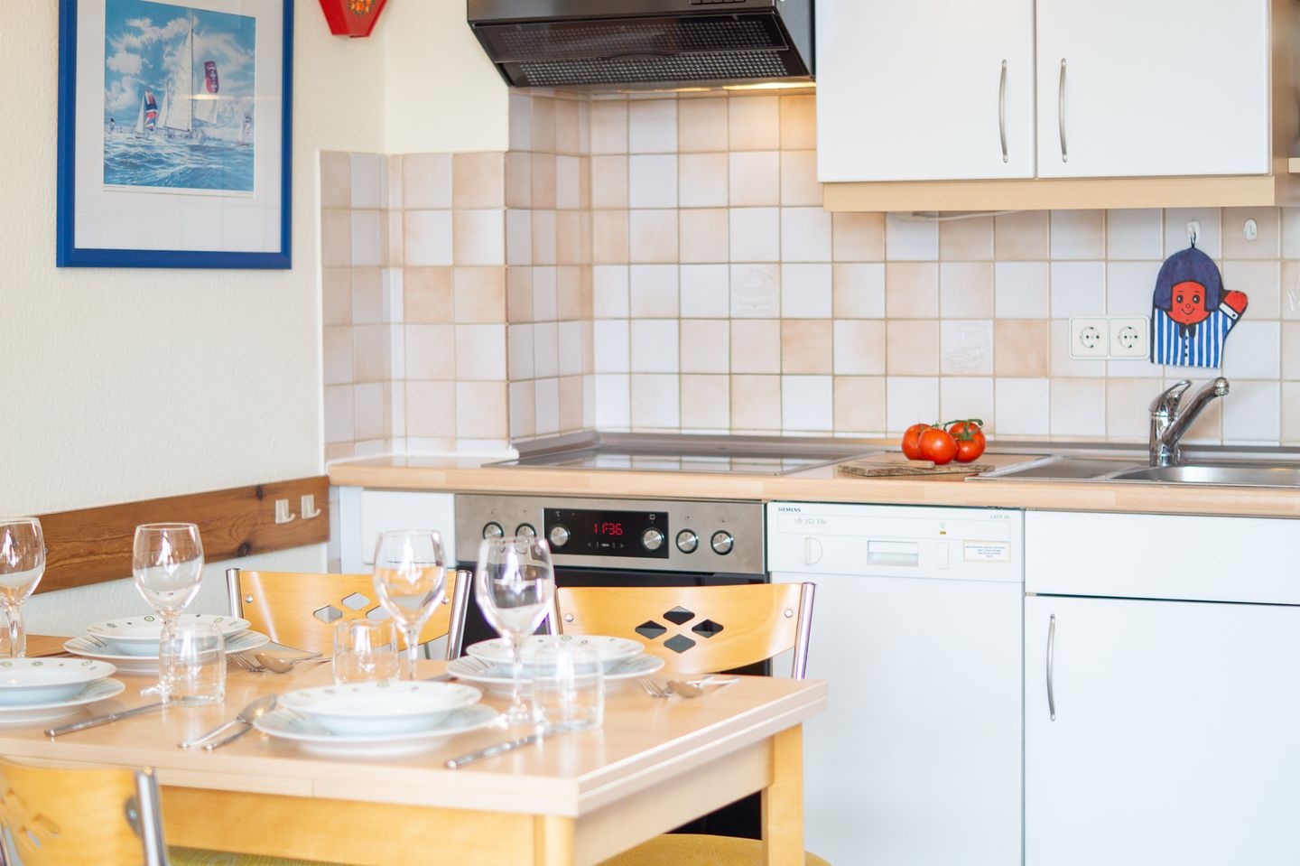 STR/028 - Strandburg Scharbeutz - Küche / Küchenzeile