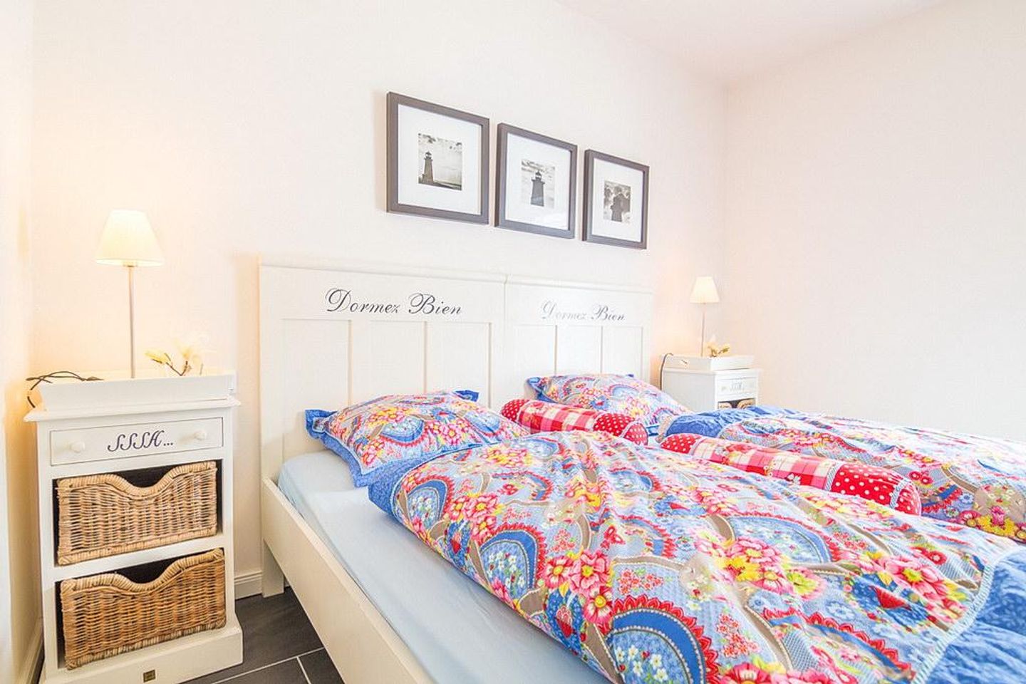 Sandperle Gorch Fock Sandperle Gorch Fock 08 Borkum - Schlafzimmer mit Doppelbett