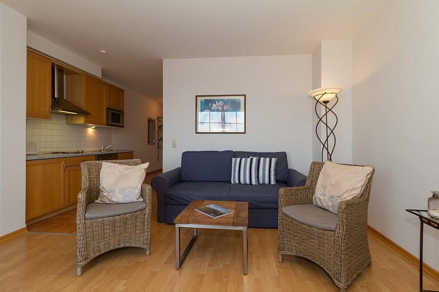 Meeresblick Meeresblick 421 Kühlungsborn - Wohn-Essbereich mit Couch