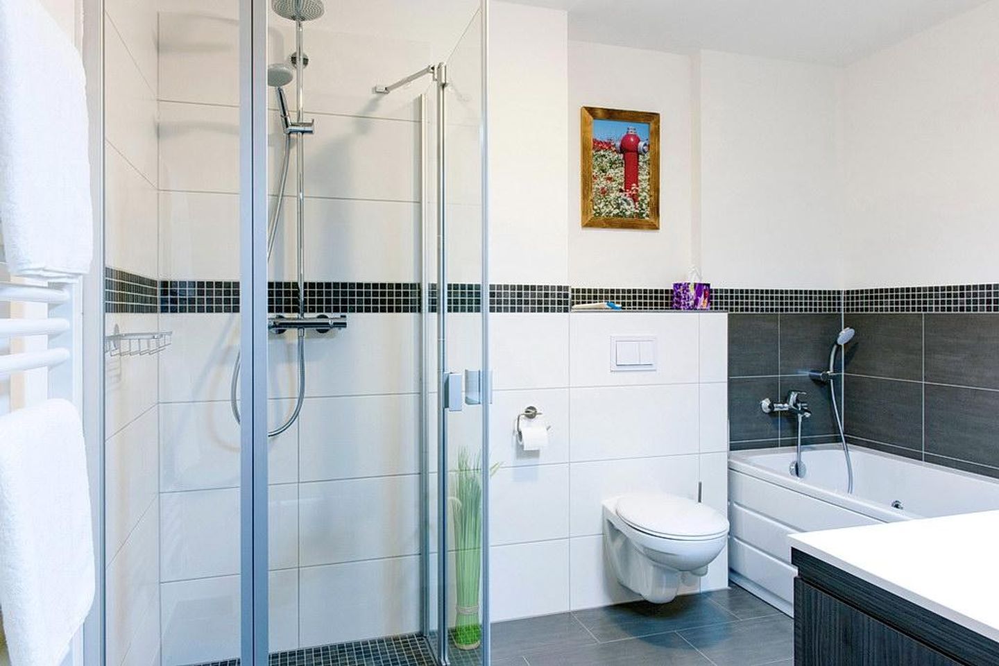 DünenResort Binz DünenResort Binz 117 Rügen - Badezimmer mit Dusche