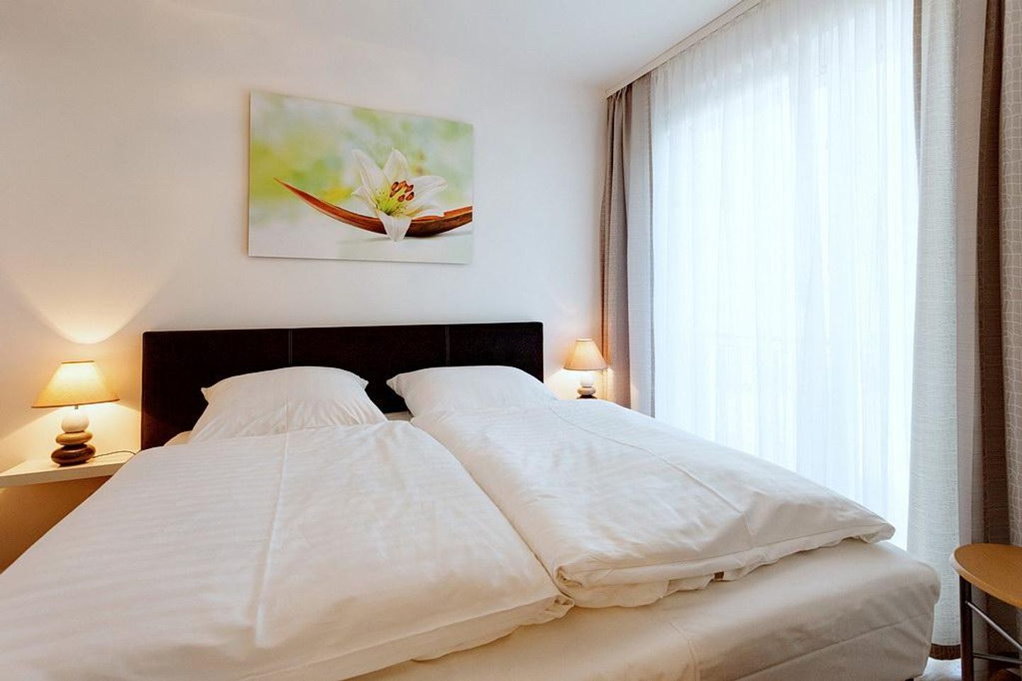 DünenResort Binz DünenResort Binz 125 Rügen - Schlafzimmer mit Doppelbett