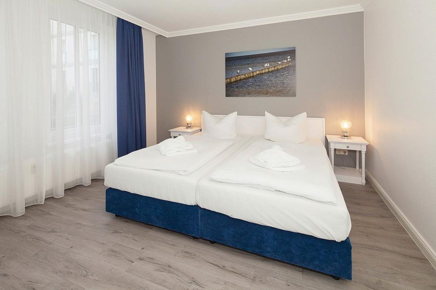 Seehof Seehof 214 Usedom - Schlafzimmer mit Doppelbett