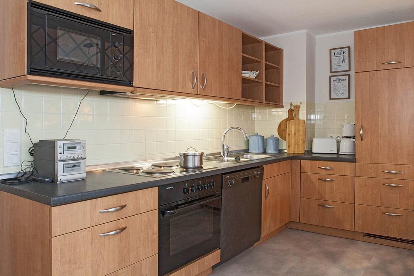 Seehof Seehof 224 Usedom - Küchenzeile mit Backofen