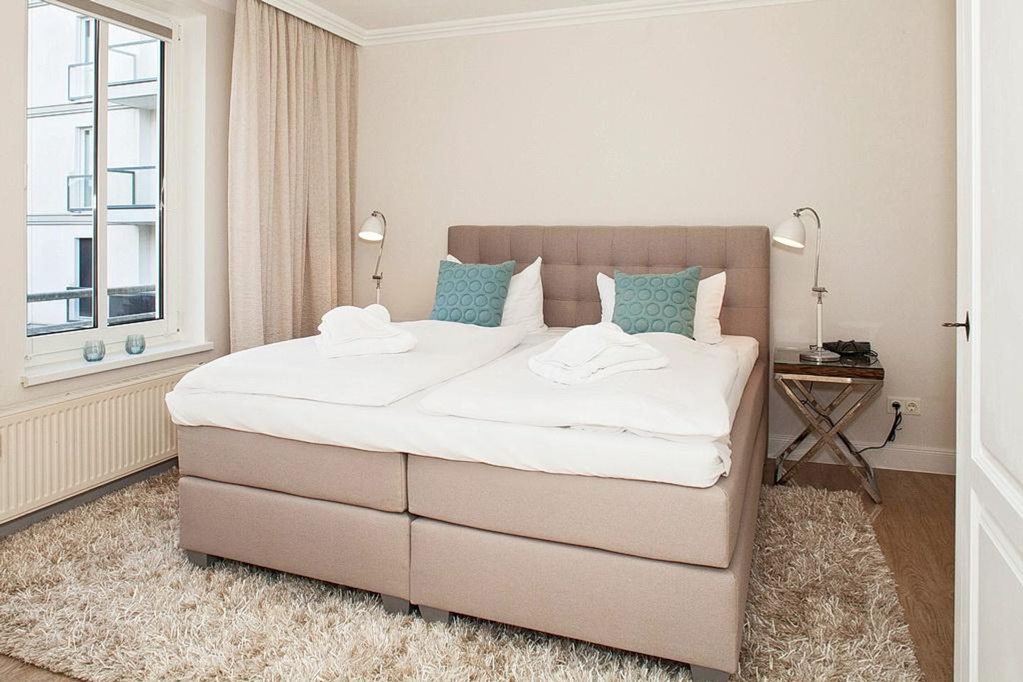 Seehof Seehof 224 Usedom - Schlafzimmer mit Doppelbett