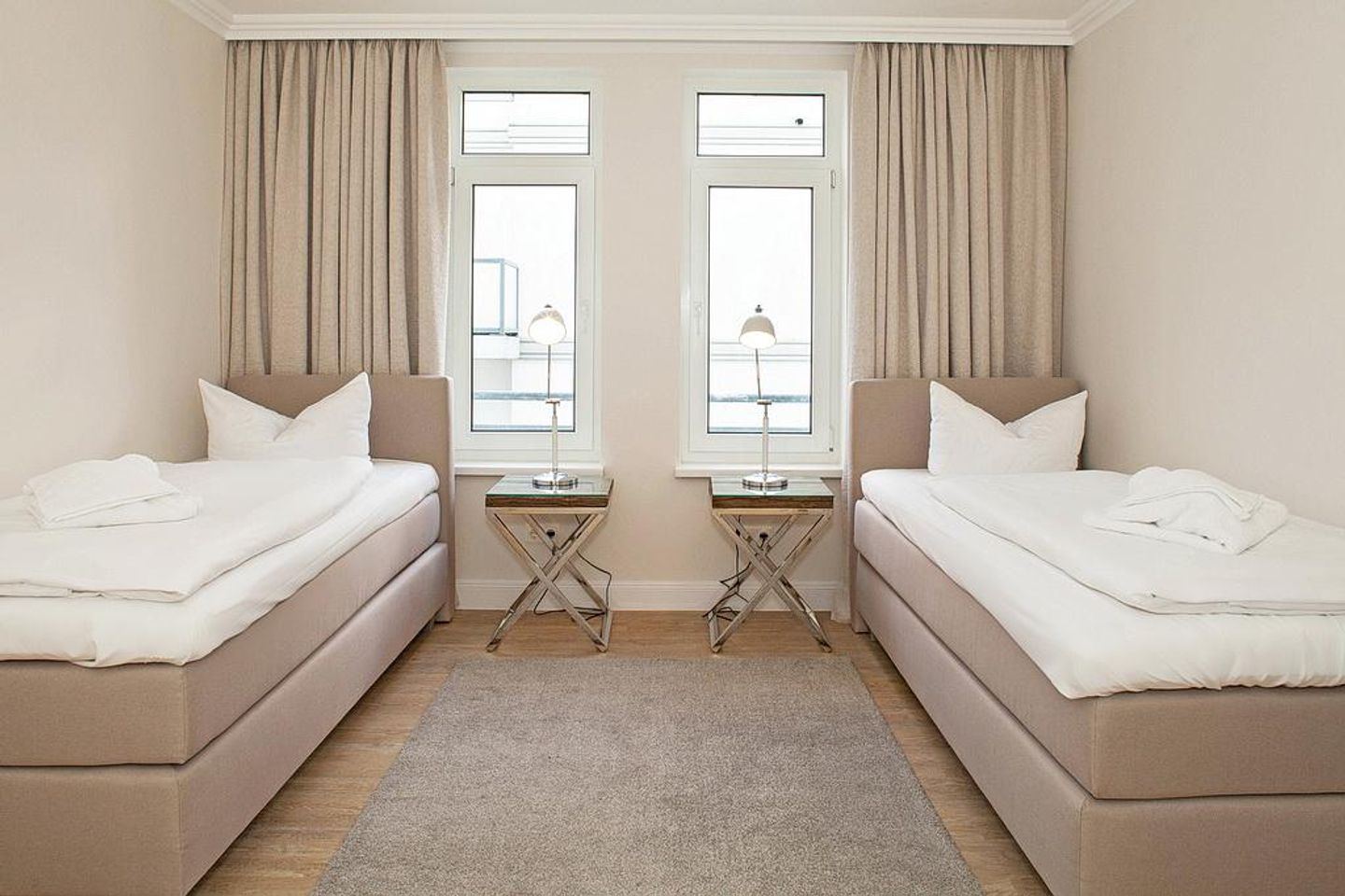 Seehof Seehof 224 Usedom - Schlafzimmer mit zwei Einzelbetten