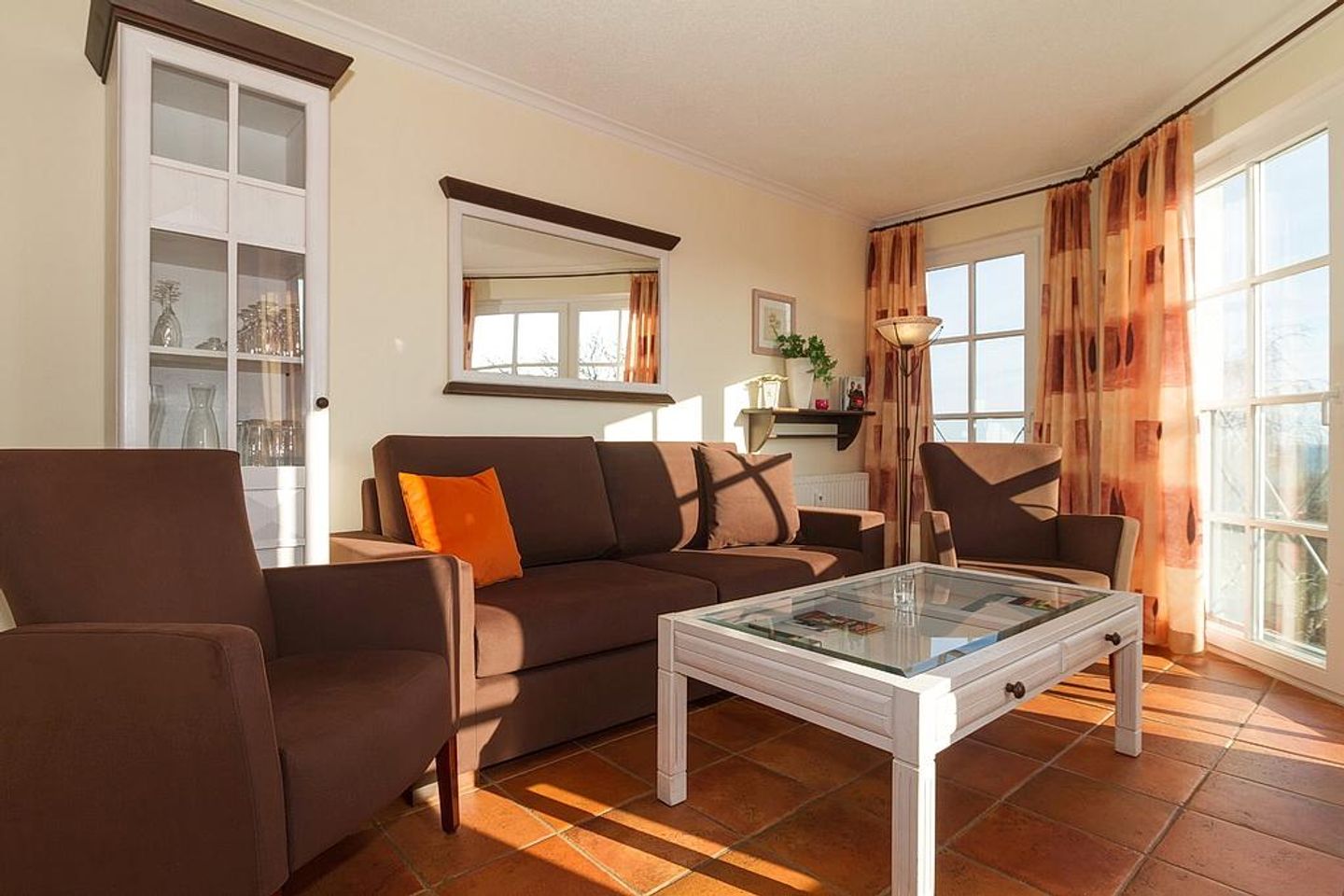 Apartmenthaus Atlantik Apartmenthaus Atlantik 314 Kühlungsborn - Wohn-Essbereich mit Couch