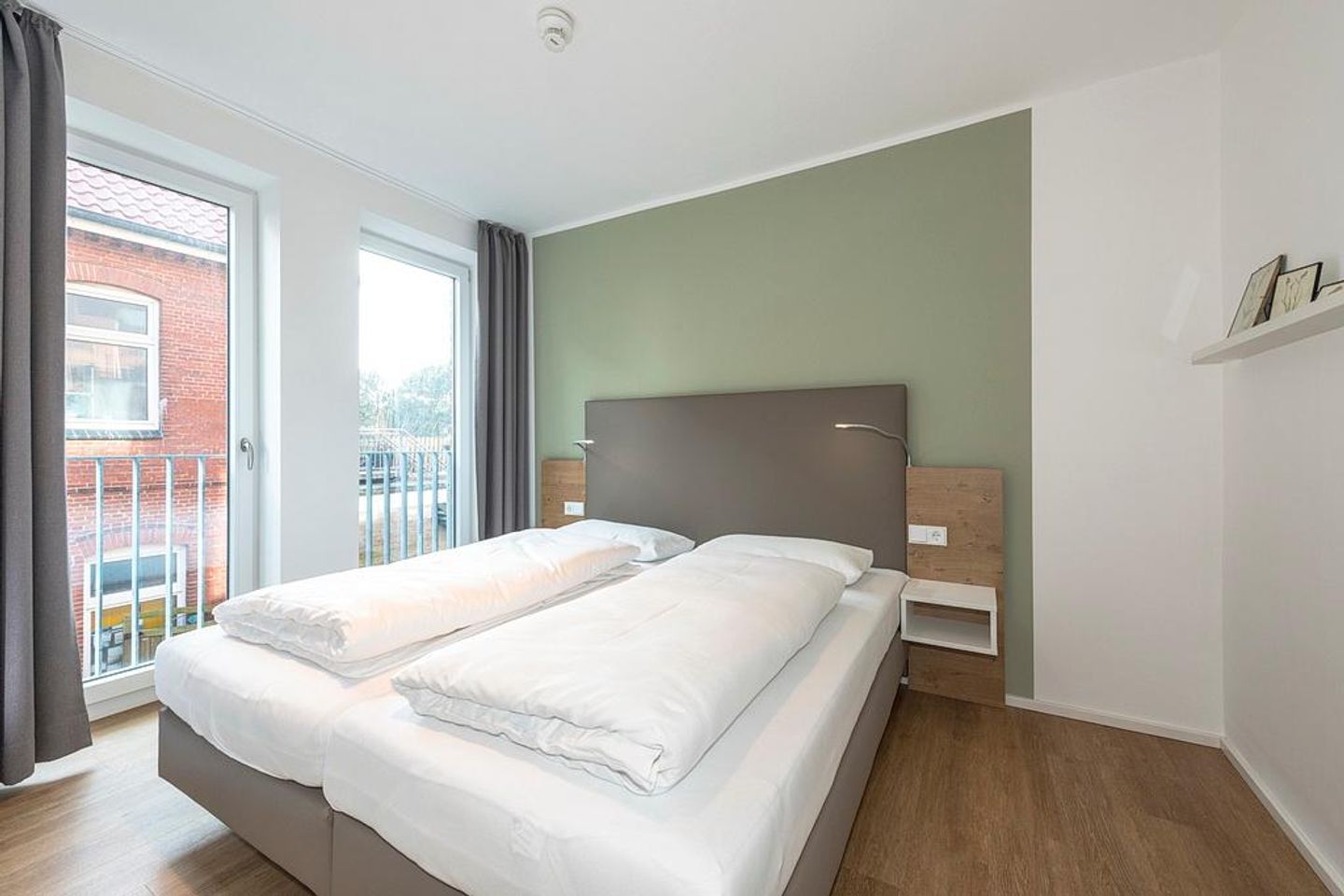 Apartmentvilla Anna See Apartmentvilla Anna See 2-02 Langeoog - Schlafzimmer mit Doppelbett