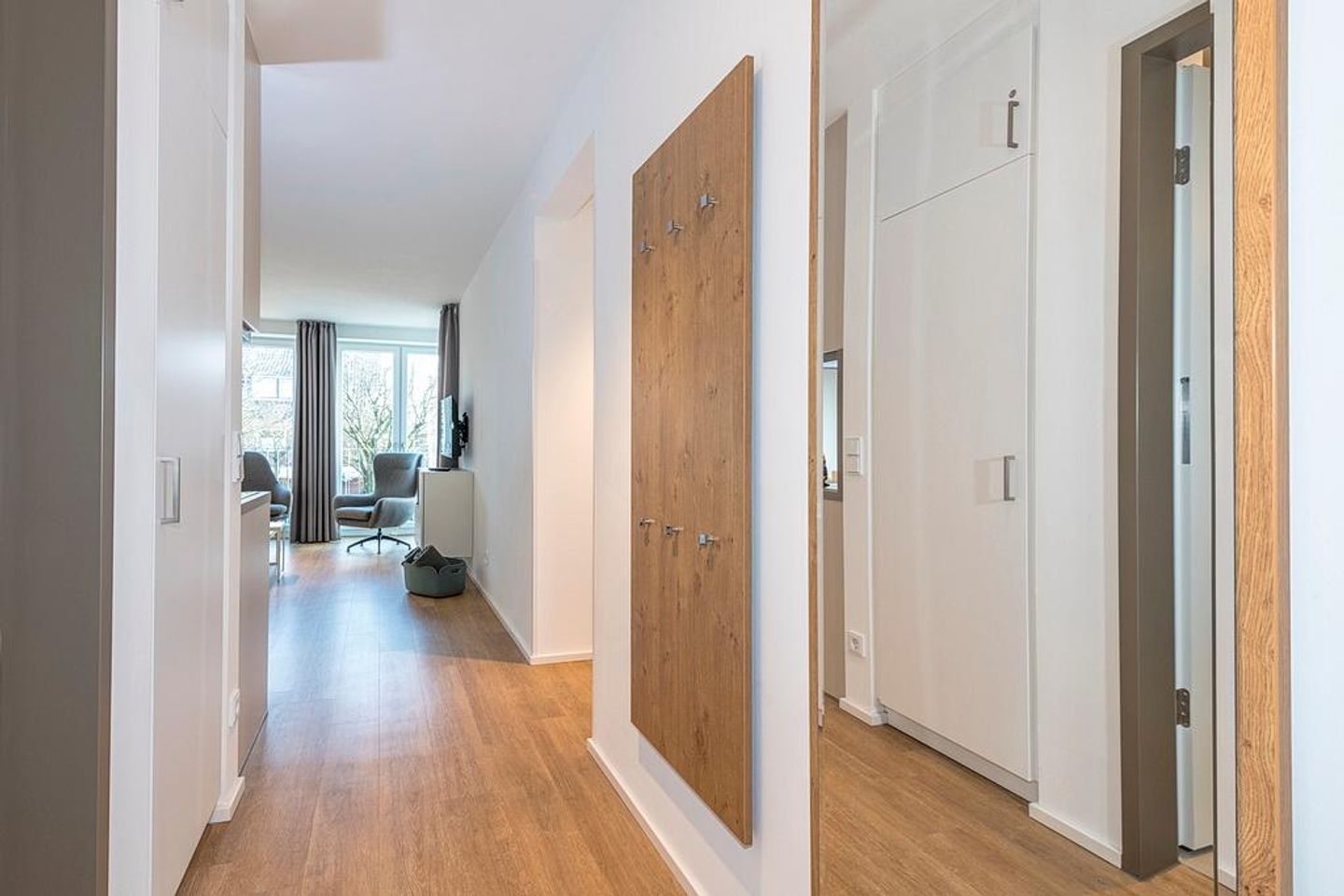 Apartmentvilla Anna See Apartmentvilla Anna See 2-02 Langeoog - Flur mit Garderobe