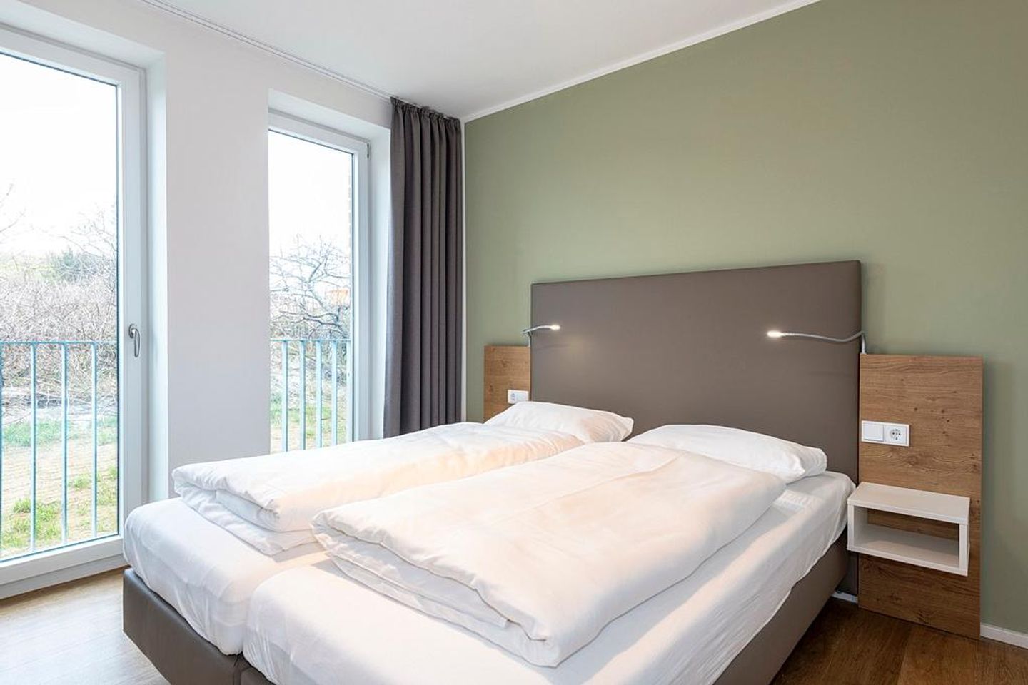 Apartmentvilla Anna See Apartmentvilla Anna See 2-09 Langeoog - Schlafzimmer mit Doppelbett