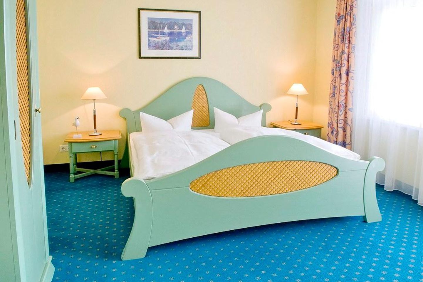 Seehof Seehof 201 Usedom - Schlafzimmer mit Doppelbett