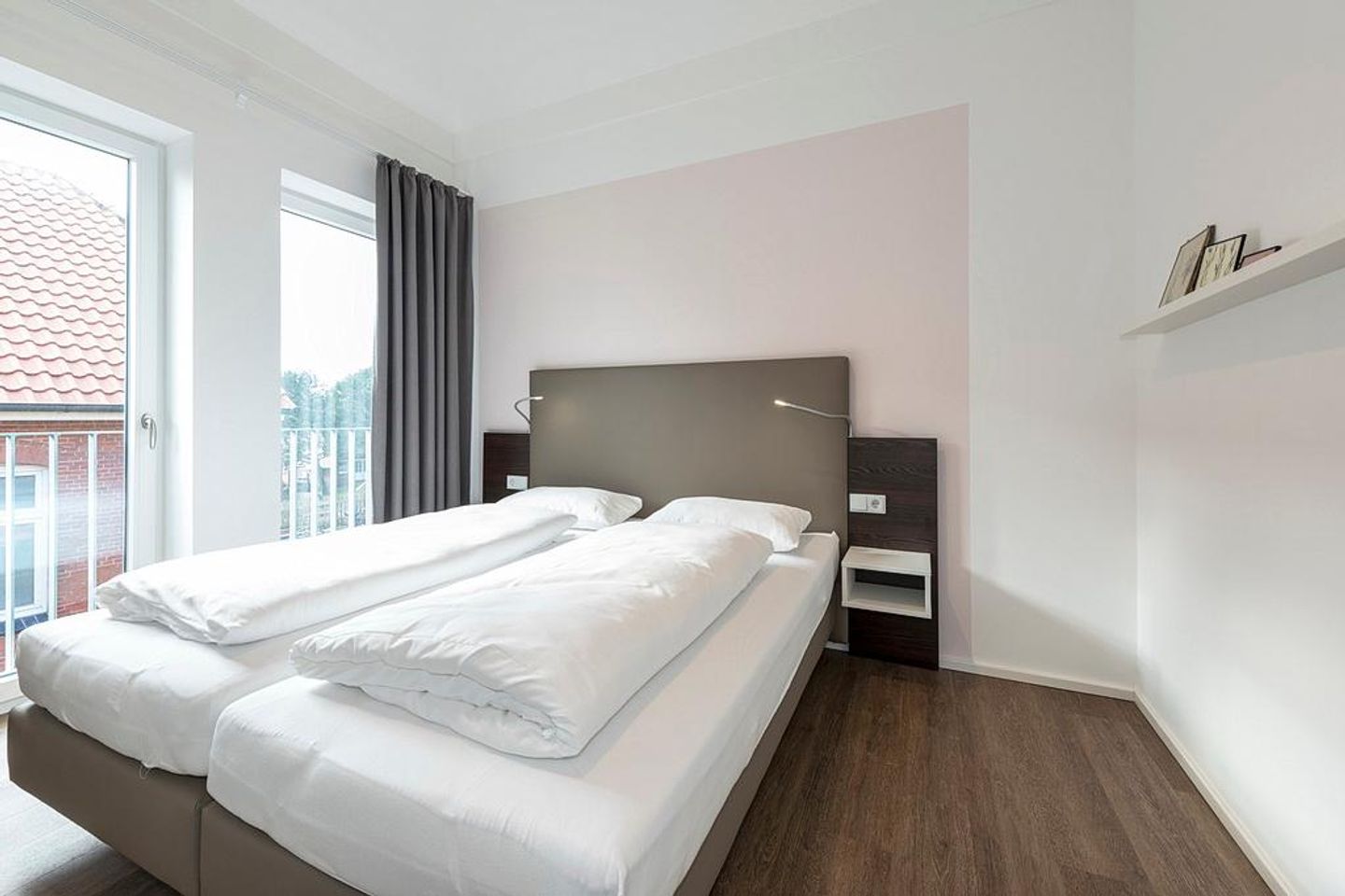 Apartmentvilla Anna See Apartmentvilla Anna See 3-02 Langeoog - Schlafzimmer mit Doppelbett