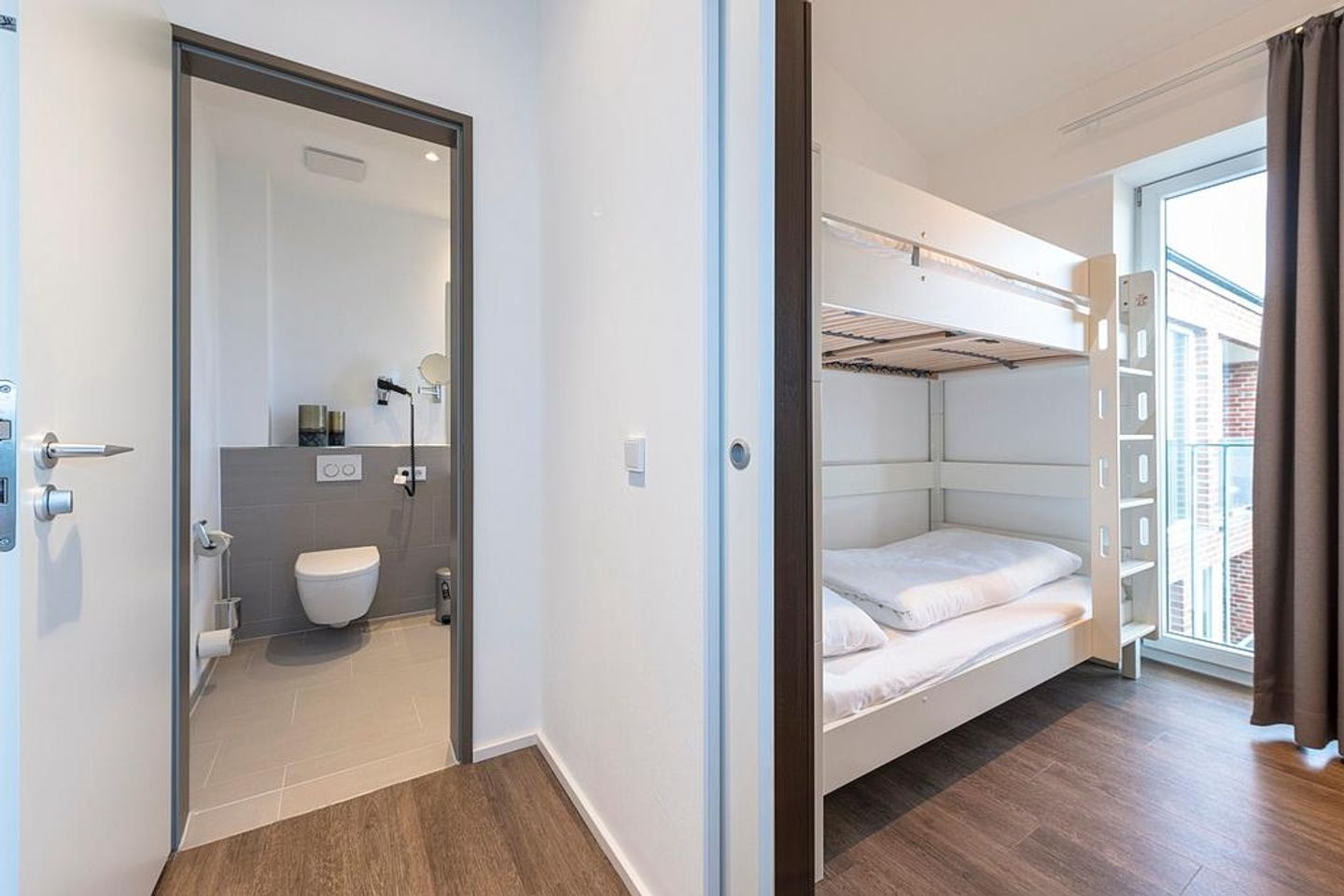 Apartmentvilla Anna See Apartmentvilla Anna See 3-13 Langeoog - Schlafzimmer mit Etagenbett