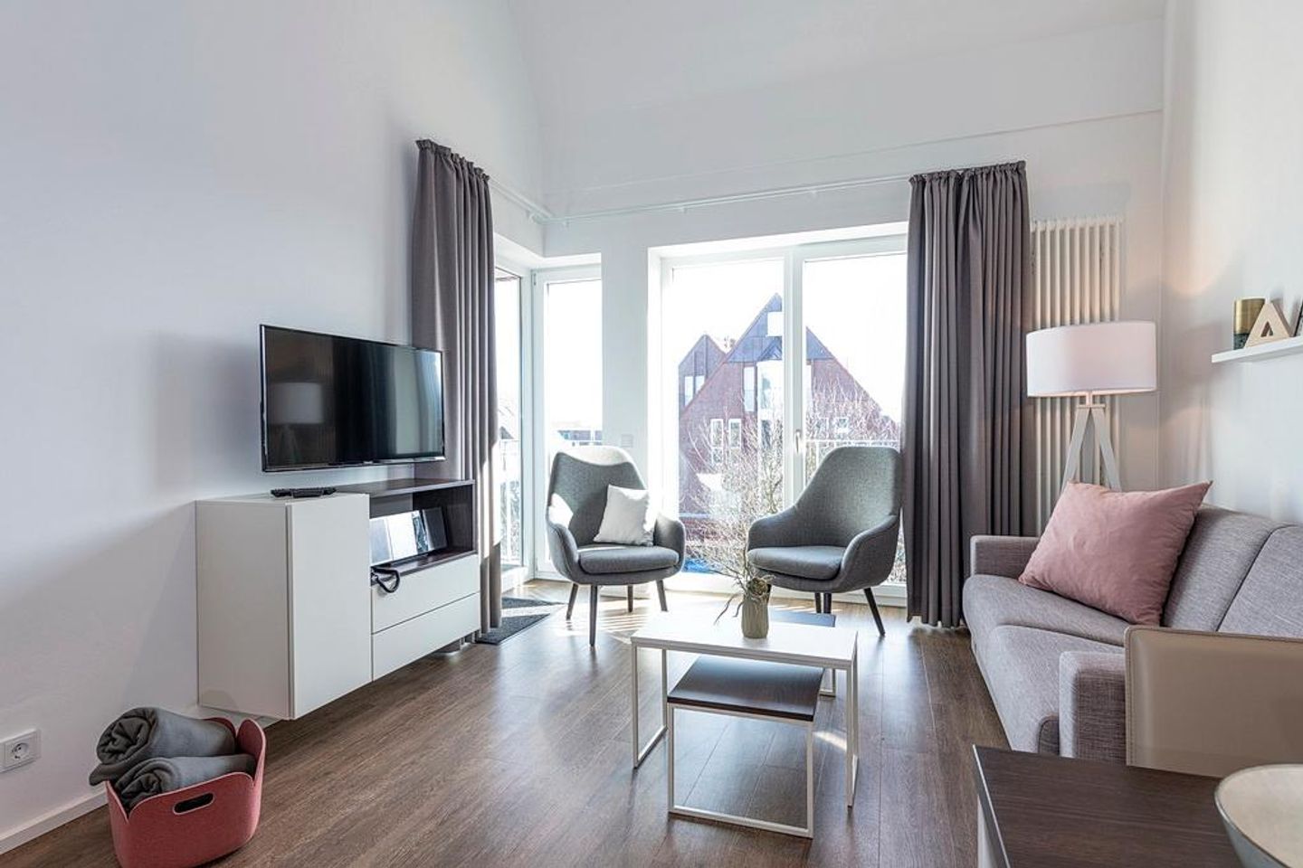 Apartmentvilla Anna See Apartmentvilla Anna See 3-15 Langeoog - Wohn-Essbereich mit TV