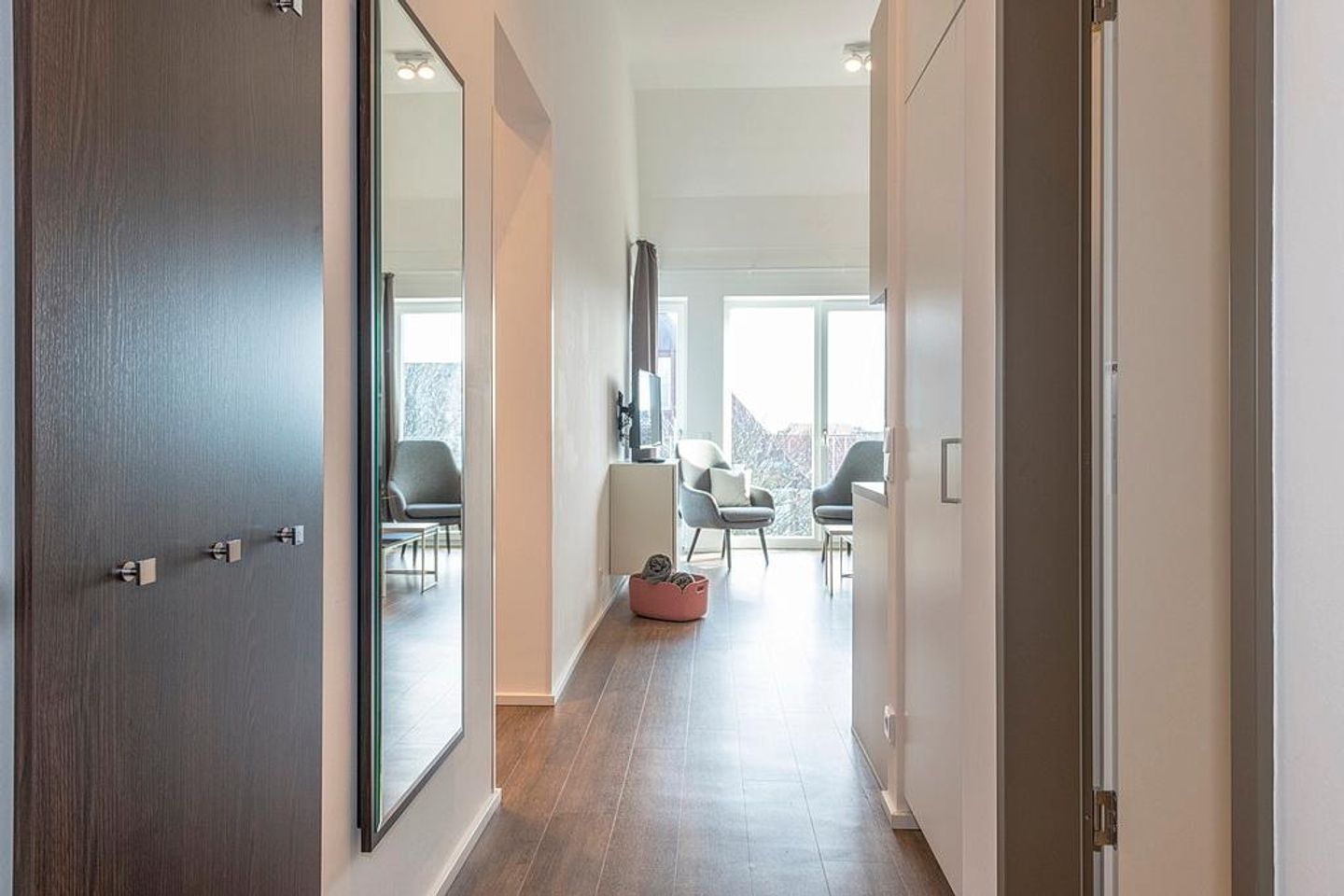 Apartmentvilla Anna See Apartmentvilla Anna See 3-15 Langeoog - Flur mit Garderobe