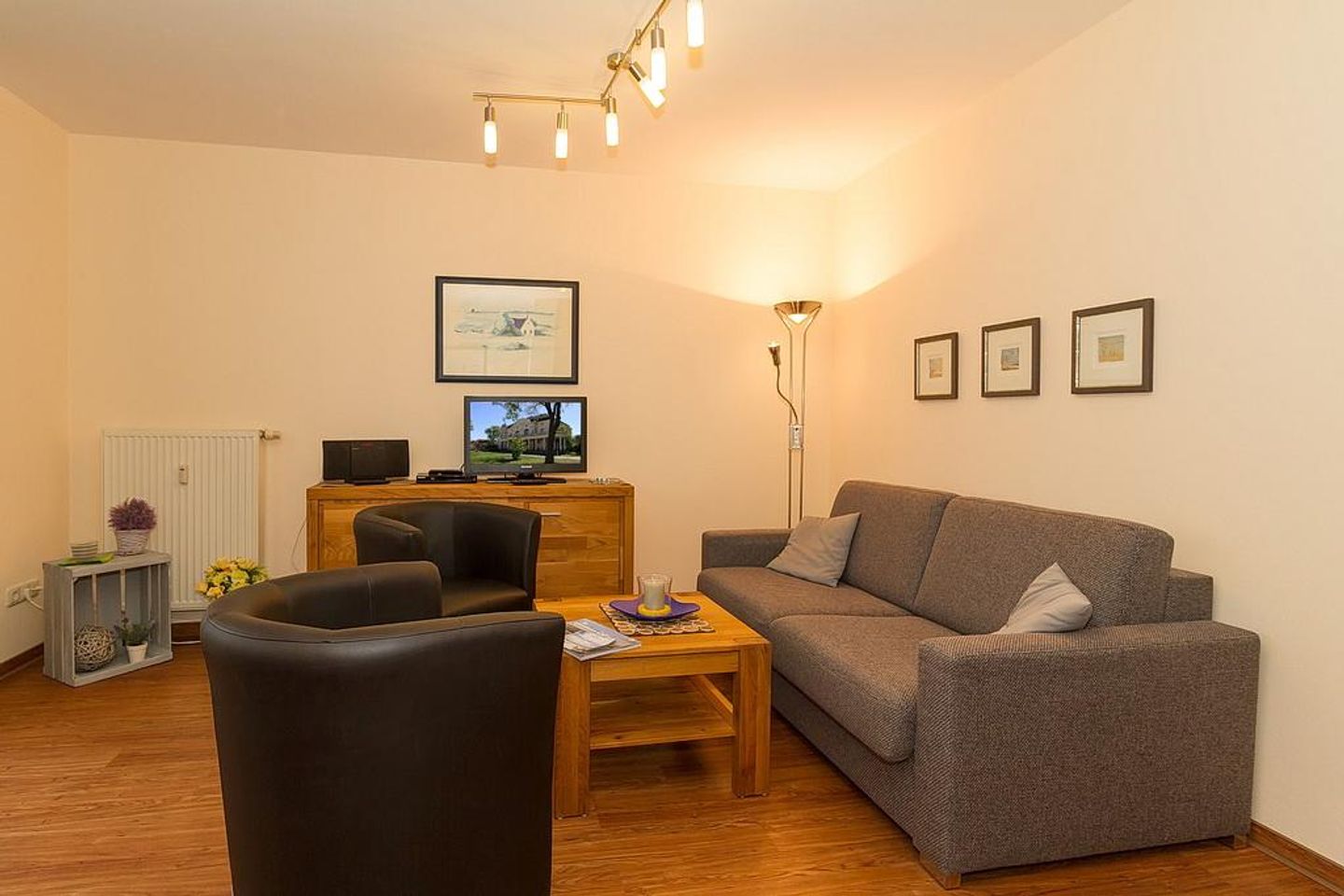 Meeresblick Meeresblick 321 Kühlungsborn - Wohn-Essbereich mit Couch