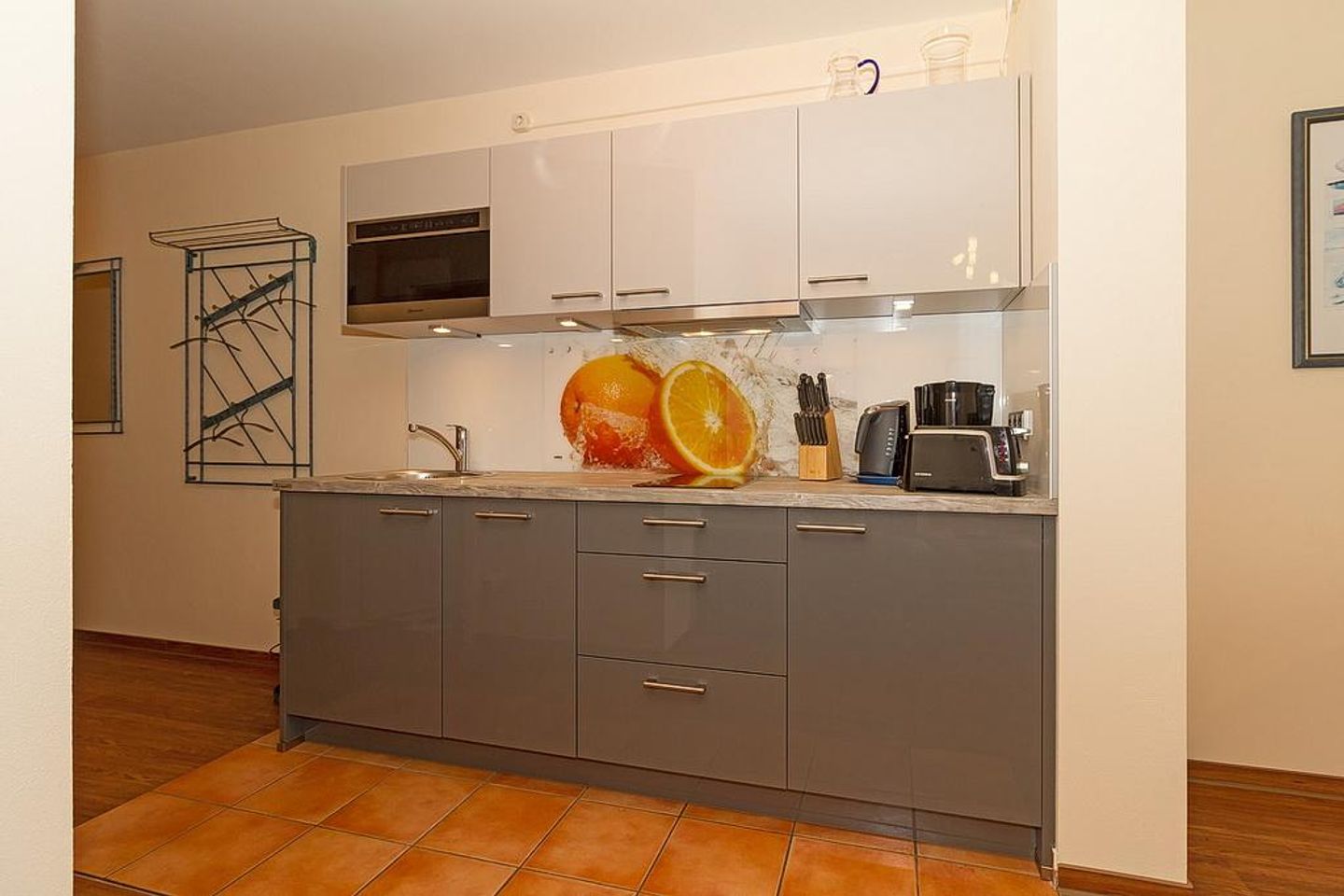 Meeresblick Meeresblick 321 Kühlungsborn - Küchenzeile mit Backofen