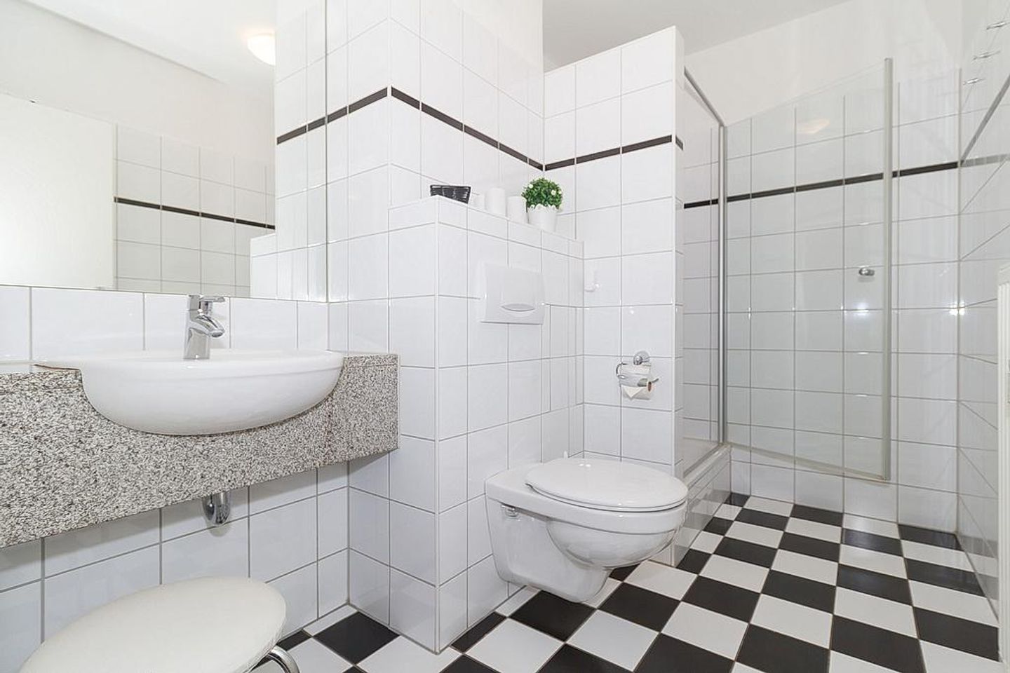 Meeresblick Meeresblick 321 Kühlungsborn - Badezimmer mit Dusche