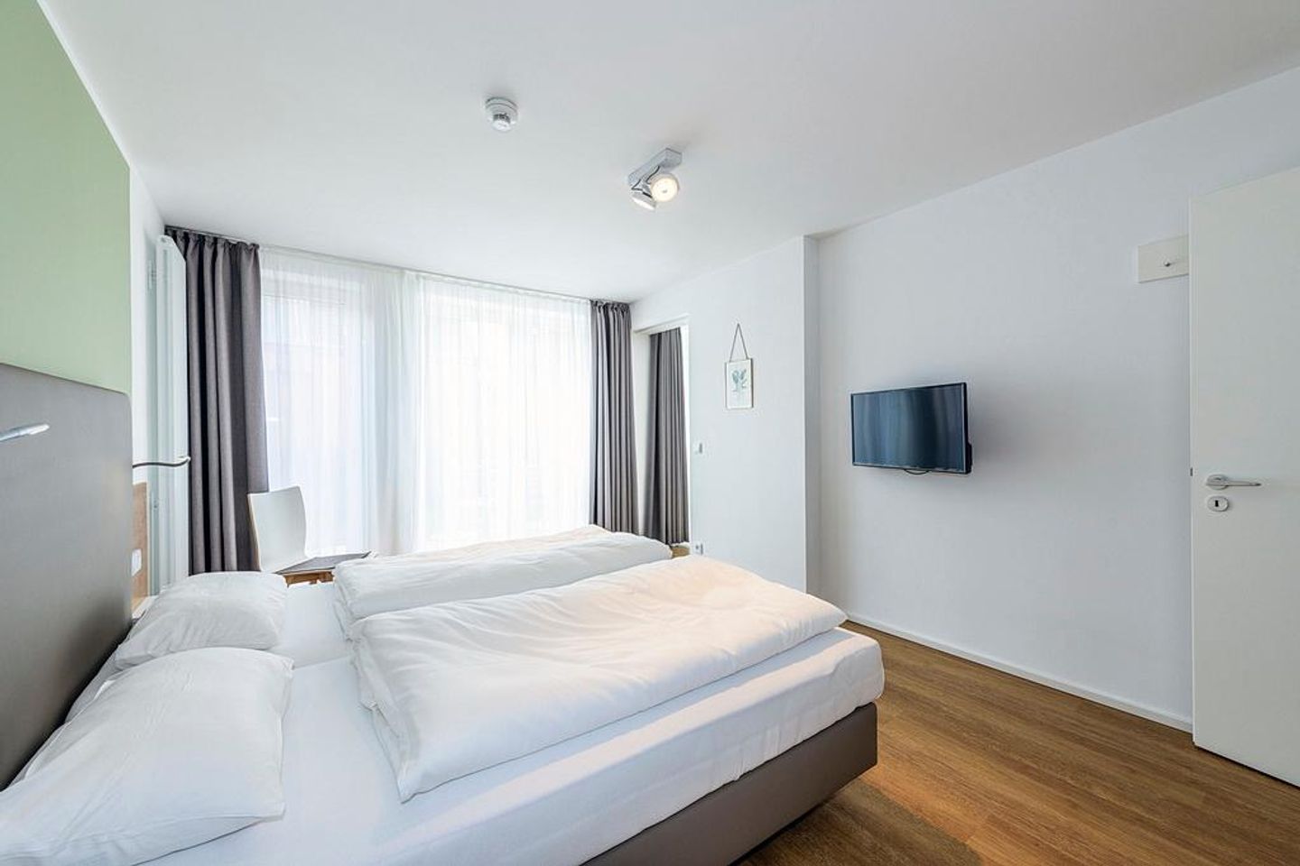 Apartmentvilla Anna See Apartmentvilla Anna See 1-10 Langeoog - Schlafzimmer mit Doppelbett