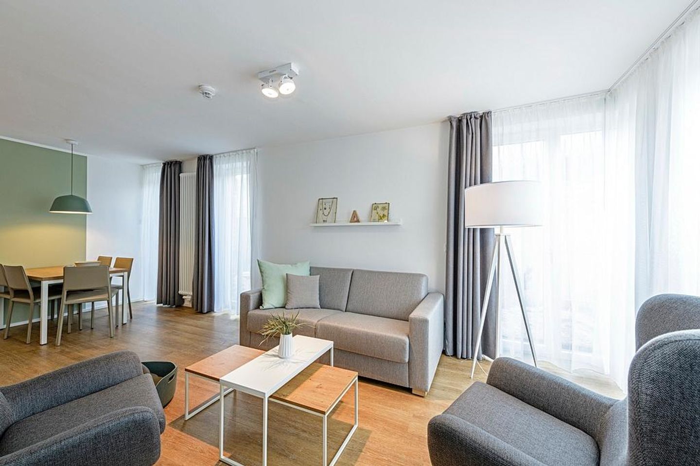 Apartmentvilla Anna See Apartmentvilla Anna See 1-11 Langeoog - Wohnbereich mit Couch