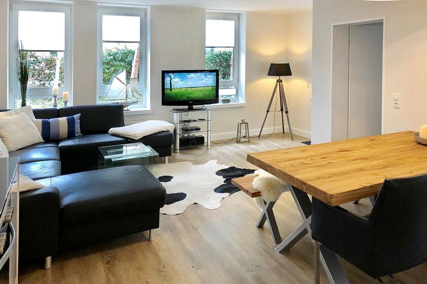 Strand-Park Strand-Park 203 Usedom - Wohn-Essbereich mit Couch