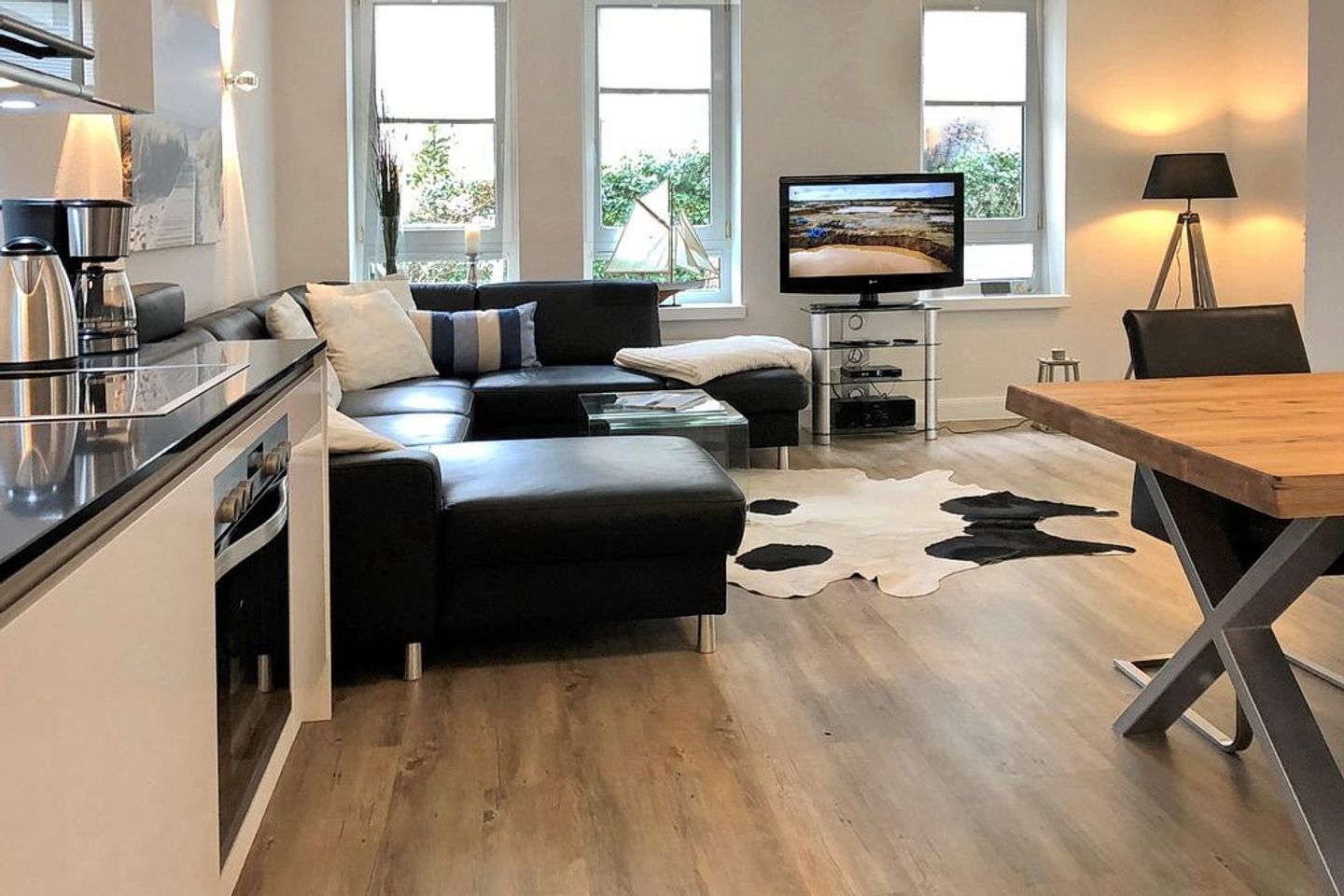 Strand-Park Strand-Park 203 Usedom - Wohn-Essbereich mit Couch