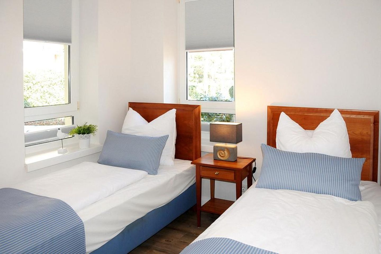 Strand-Park Strand-Park 203 Usedom - Schlafzimmer mit zwei Einzelbetten