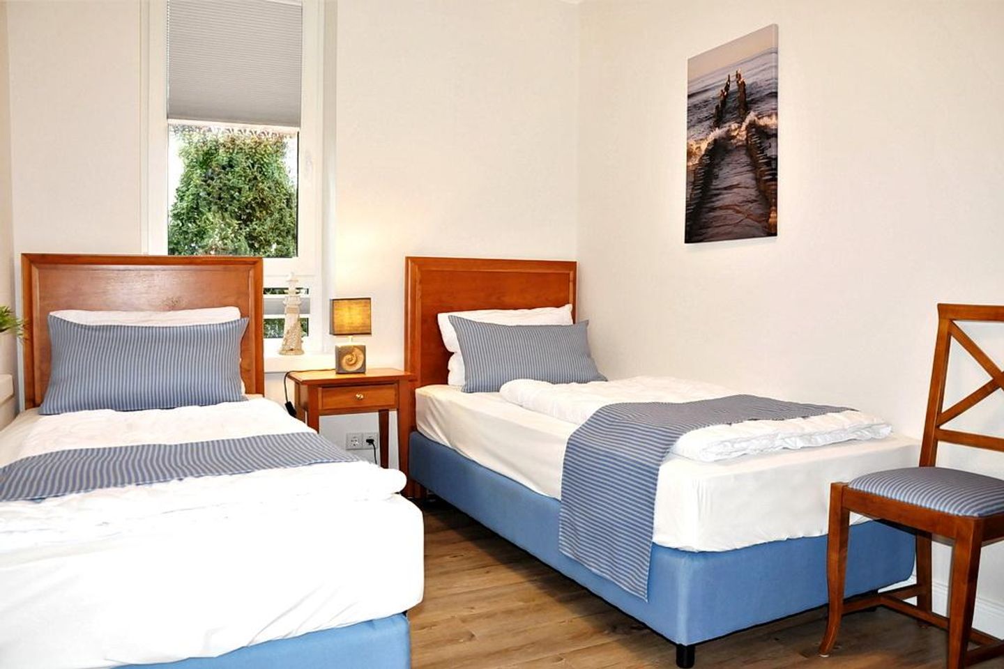 Strand-Park Strand-Park 203 Usedom - Schlafzimmer mit zwei Einzelbetten