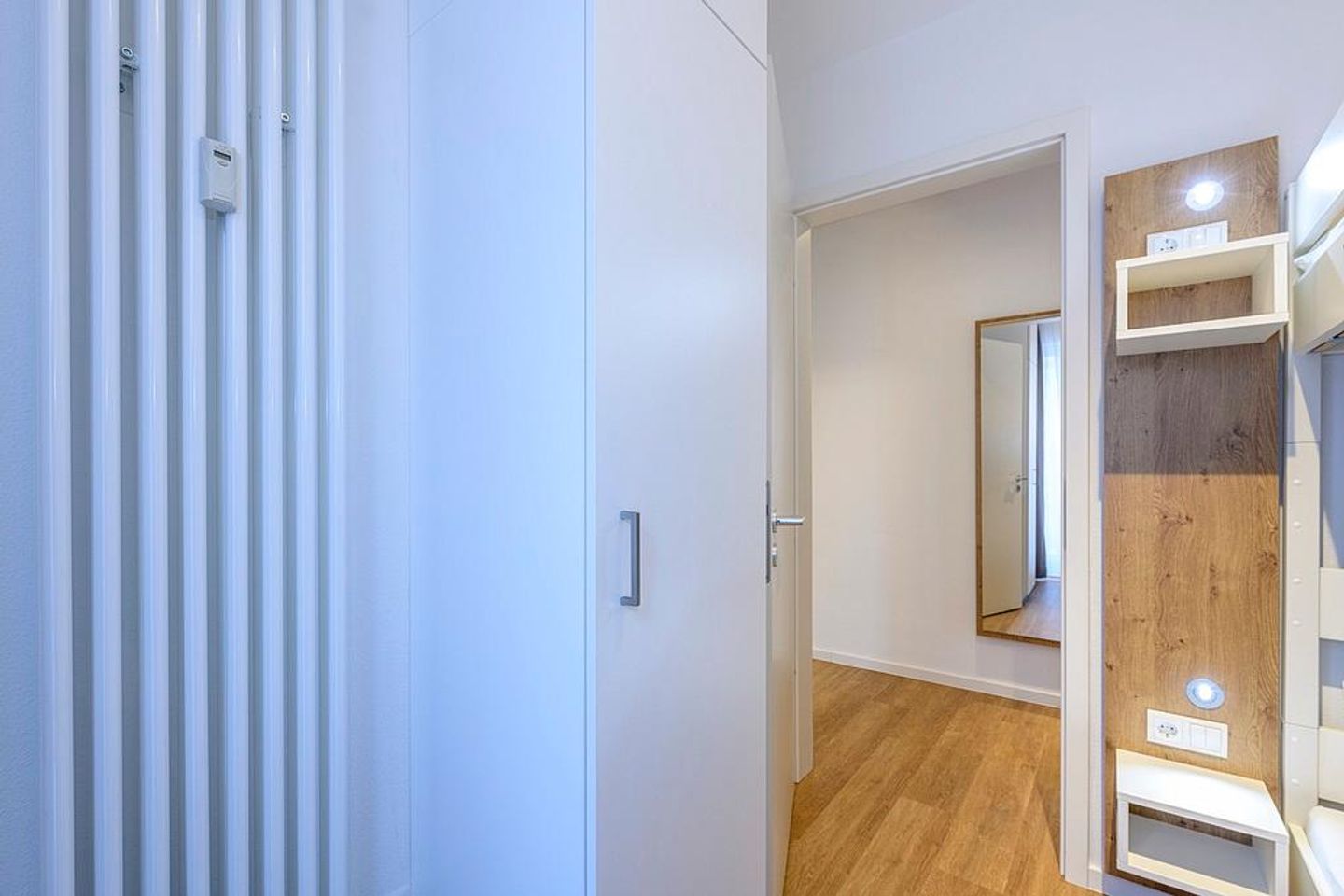 Deichhäuser Anna Küste Deichhäuser Anna Küste 1-10 Bensersiel - Schlafzimmer mit Stapelbett