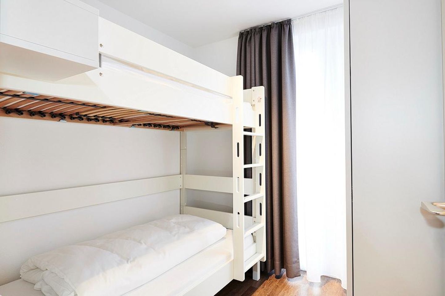 Deichhäuser Anna Küste Deichhäuser Anna Küste 2-30 Bensersiel - Schlafzimmer mit Stapelbett