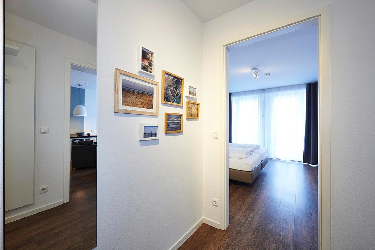 Deichhäuser Anna Küste Deichhäuser Anna Küste 3-31 Bensersiel - Flur mit Garderobe