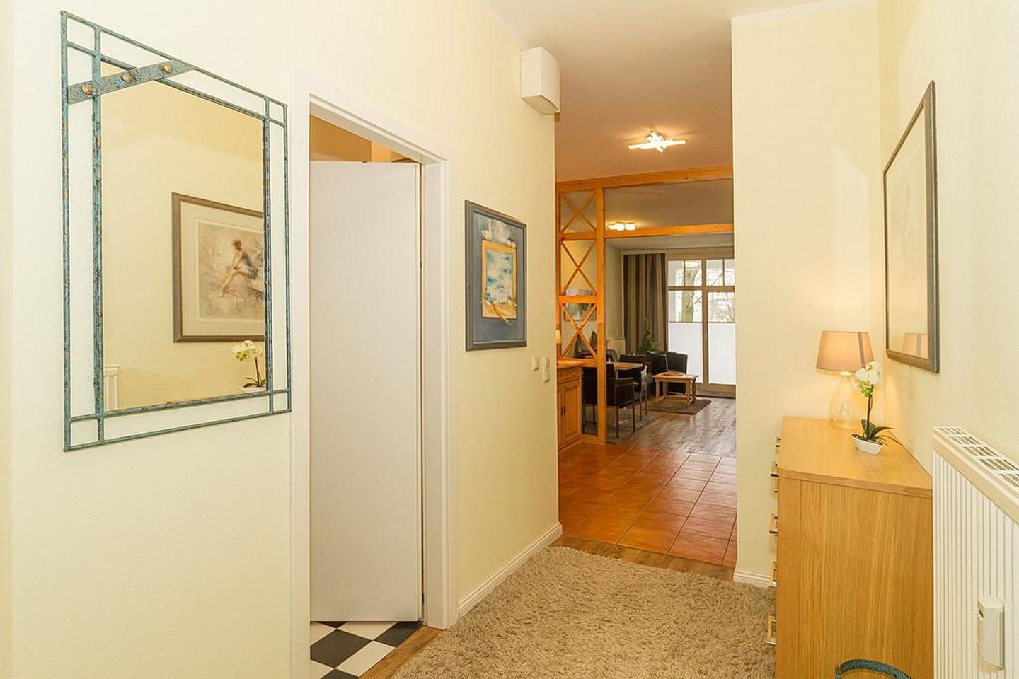 Meeresblick Meeresblick 008 Kühlungsborn - Flur mit Garderobe