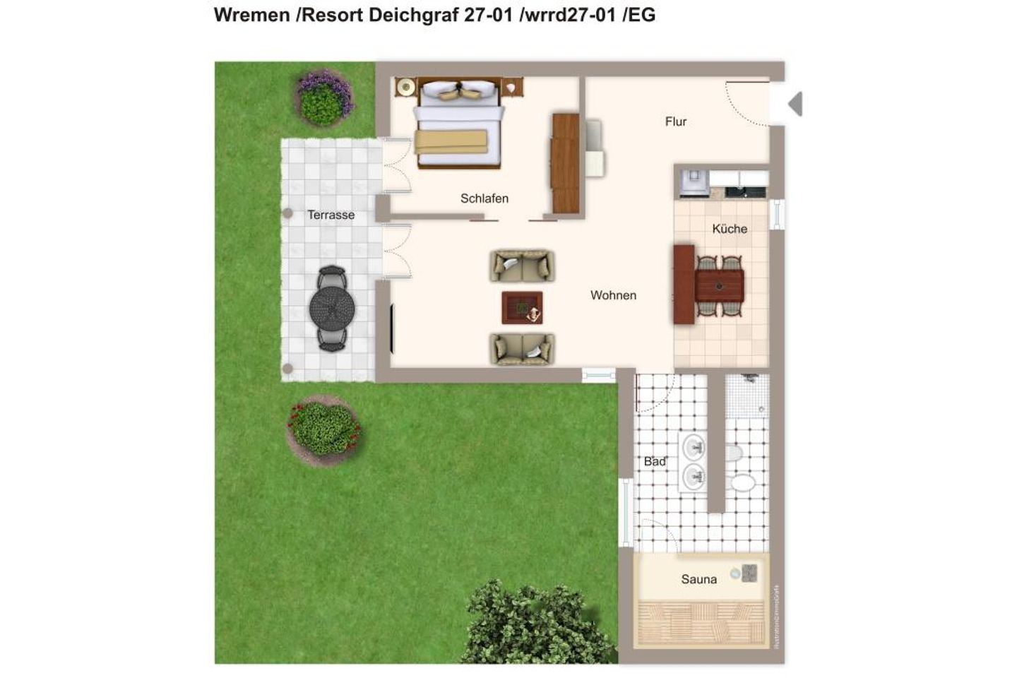 Resort Deichgraf Resort Deichgraf 27-01 Wremen - Grundriss