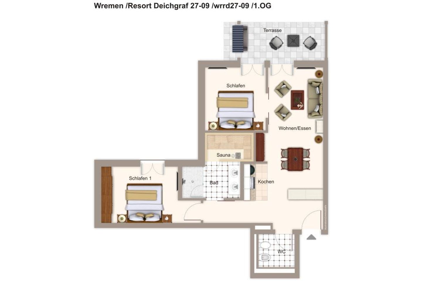Resort Deichgraf Resort Deichgraf 27-09 Wremen - Grundriss