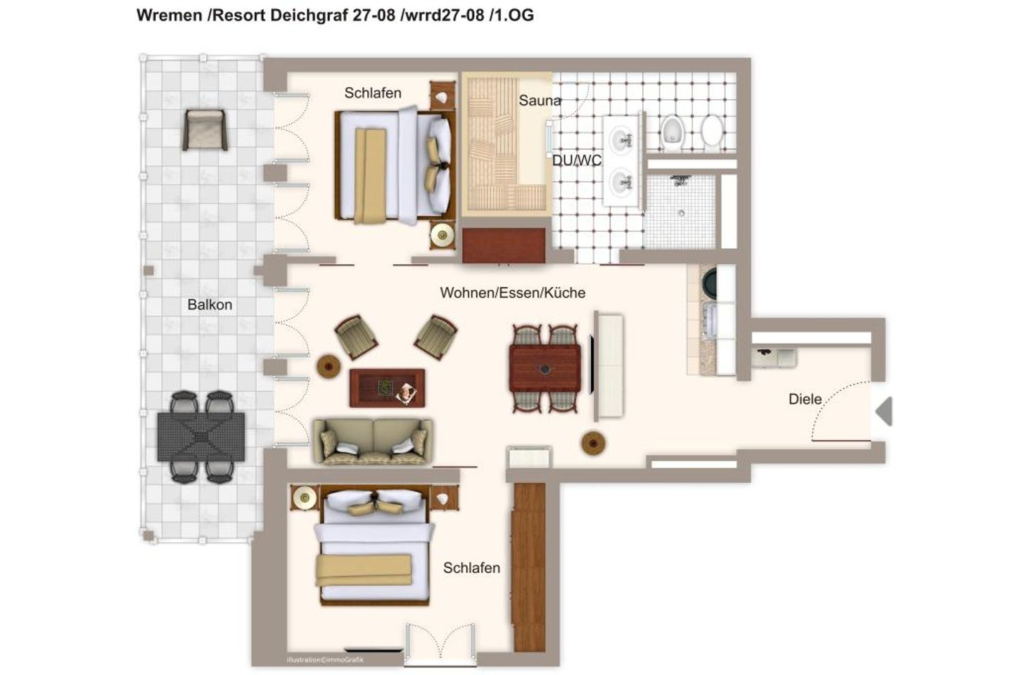 Resort Deichgraf Resort Deichgraf 27-08 Wremen - Grundriss