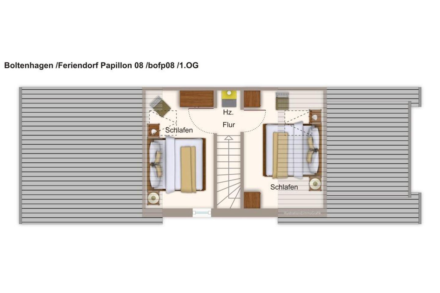 Feriendorf Papillon Feriendorf Papillon 08 Boltenhagen - Grundriss
