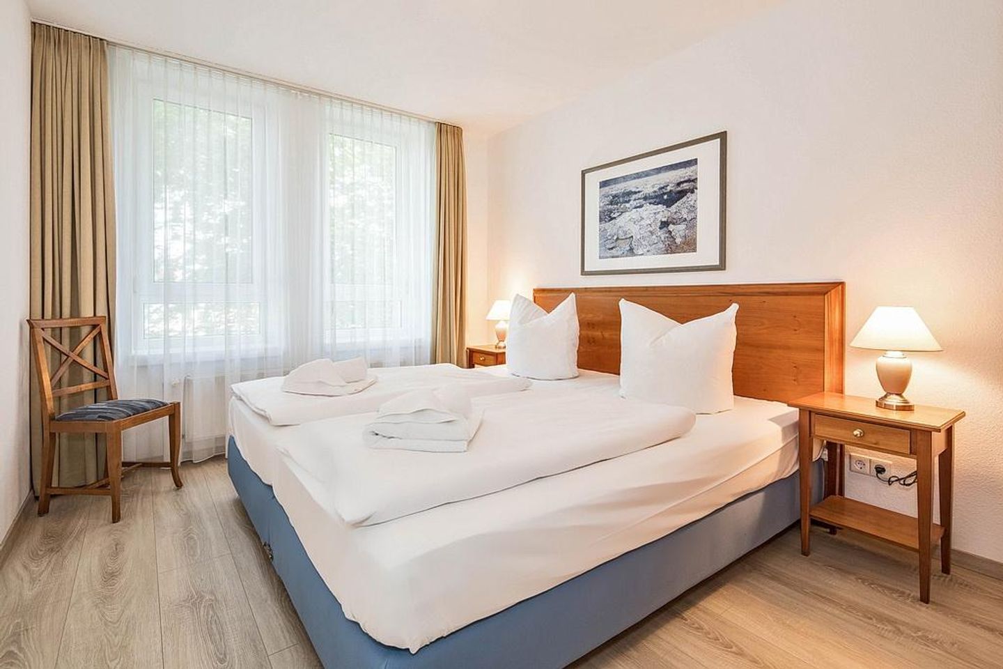 Strand-Park Strand-Park 221 Usedom - Schlafzimmer mit Doppelbett