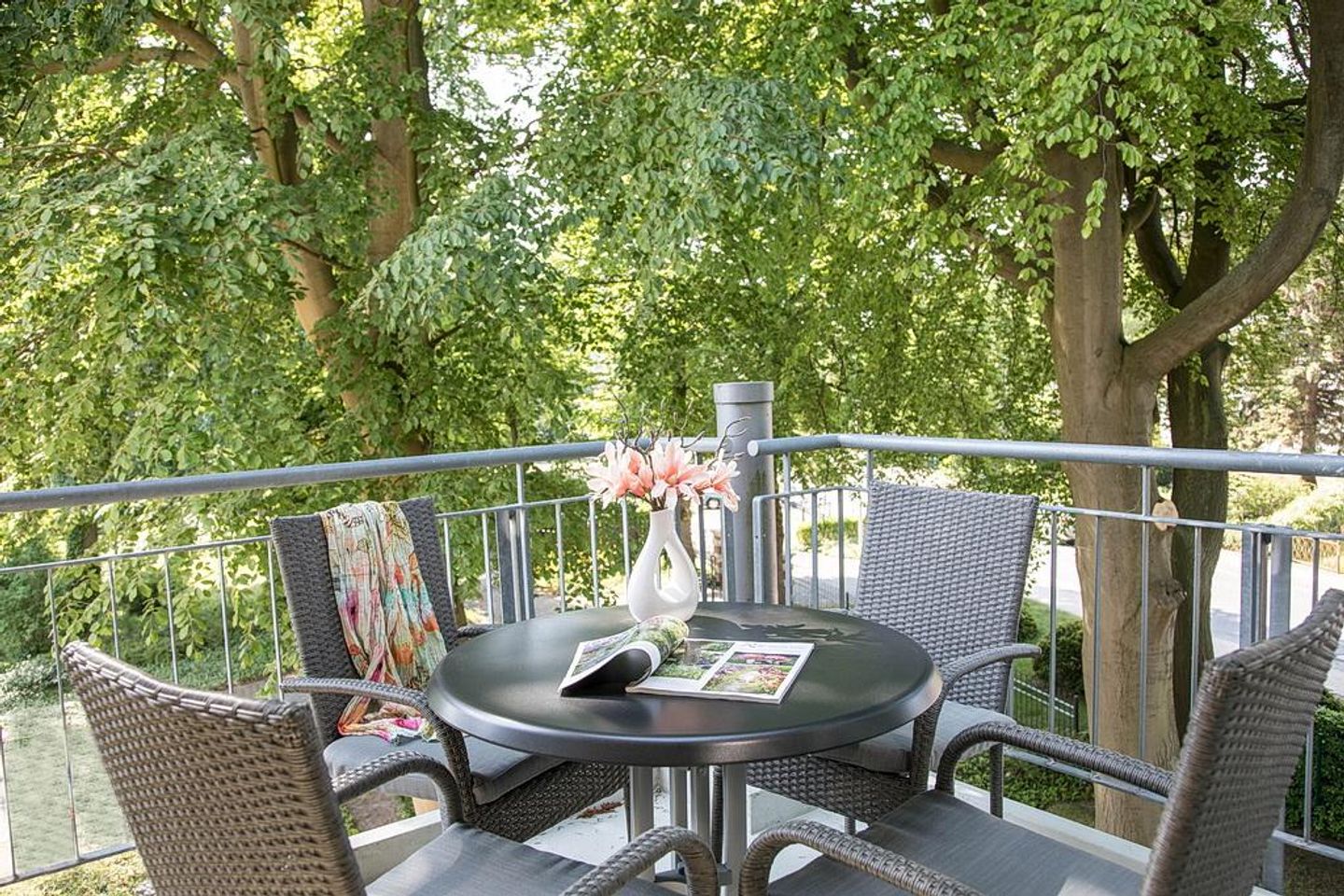 Strand-Park Strand-Park 221 Usedom - Balkon mit Gartenmöbeln