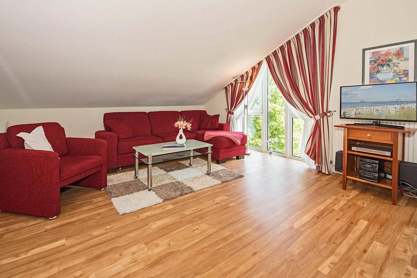 Strand-Park Strand-Park 232 Usedom - Wohn-Essbereich mit Couch