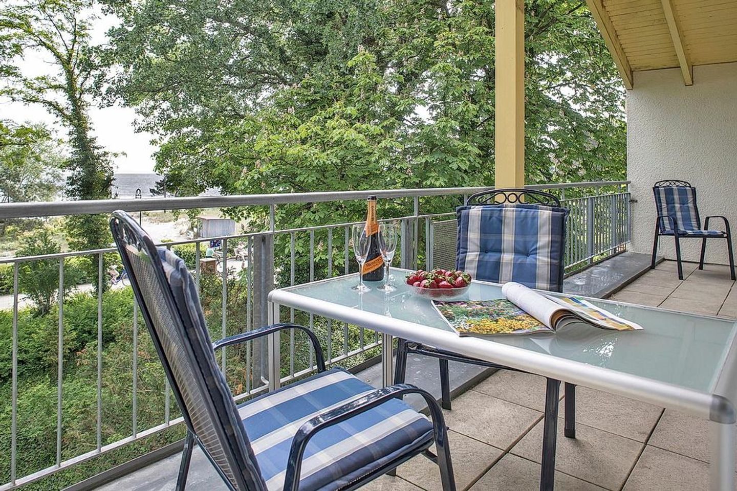 Strand-Park Strand-Park 331 Usedom - Balkon mit Gartenmöbeln