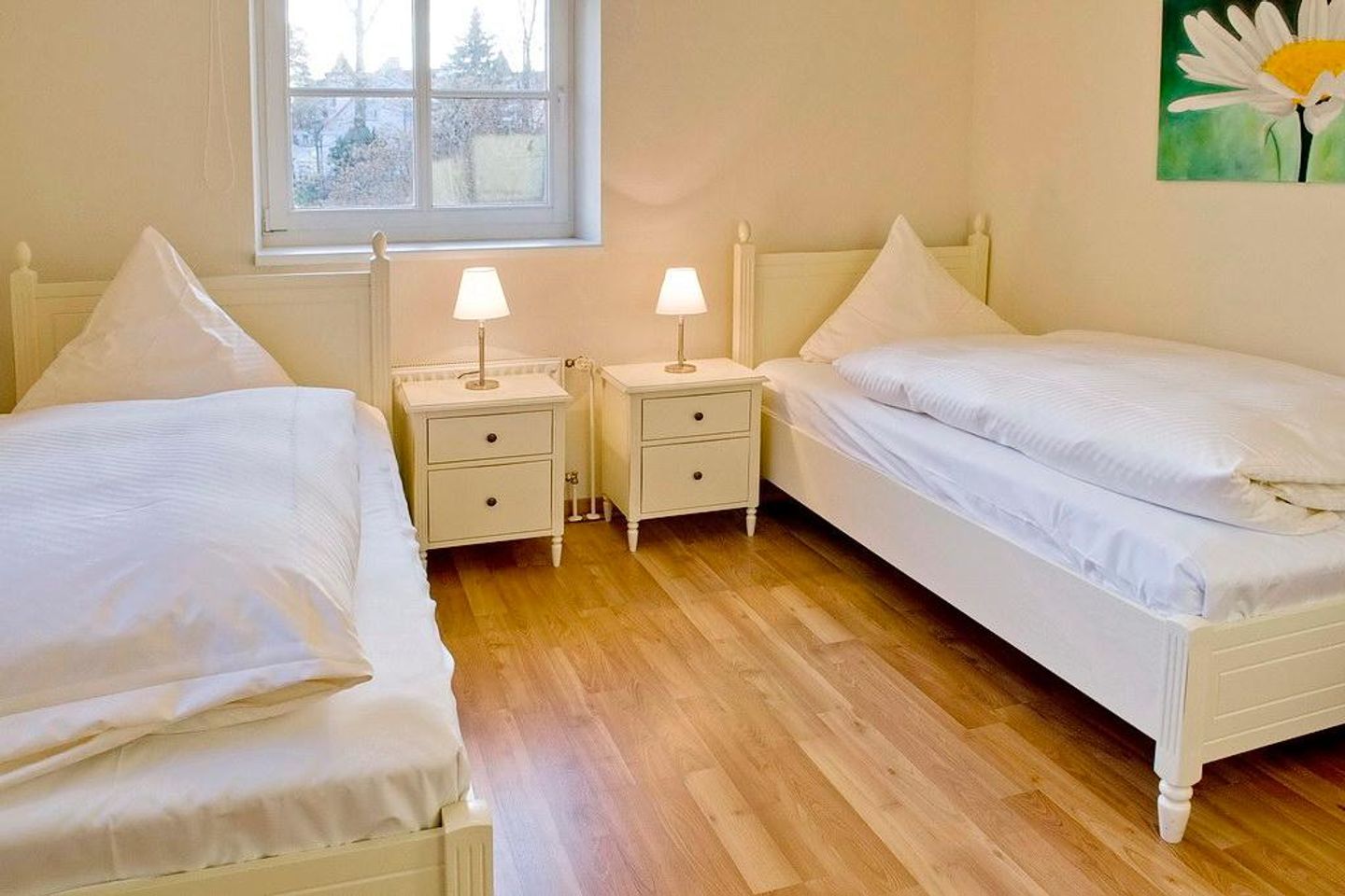 Strand-Park Strand-Park V01 Usedom - Schlafzimmer mit zwei Einzelbetten