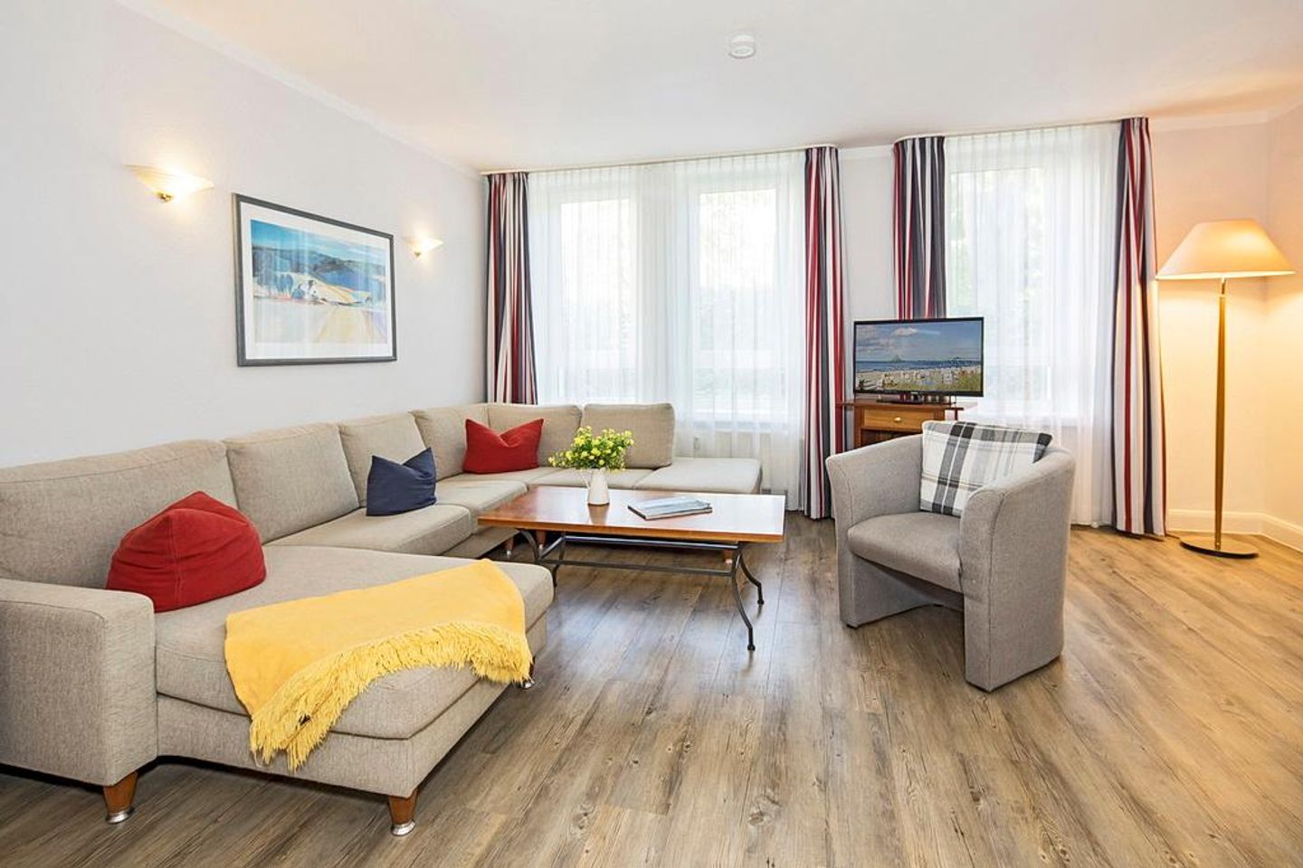 Strand-Park Strand-Park 103 Usedom - Wohn-Essbereich mit Couch