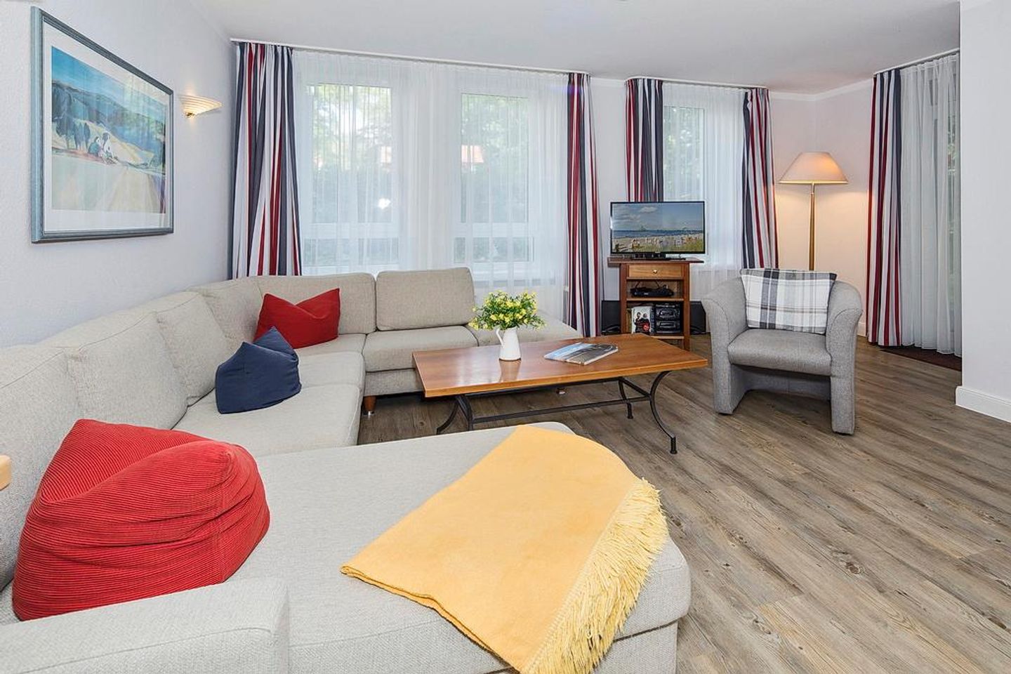 Strand-Park Strand-Park 103 Usedom - Wohn-Essbereich mit Couch