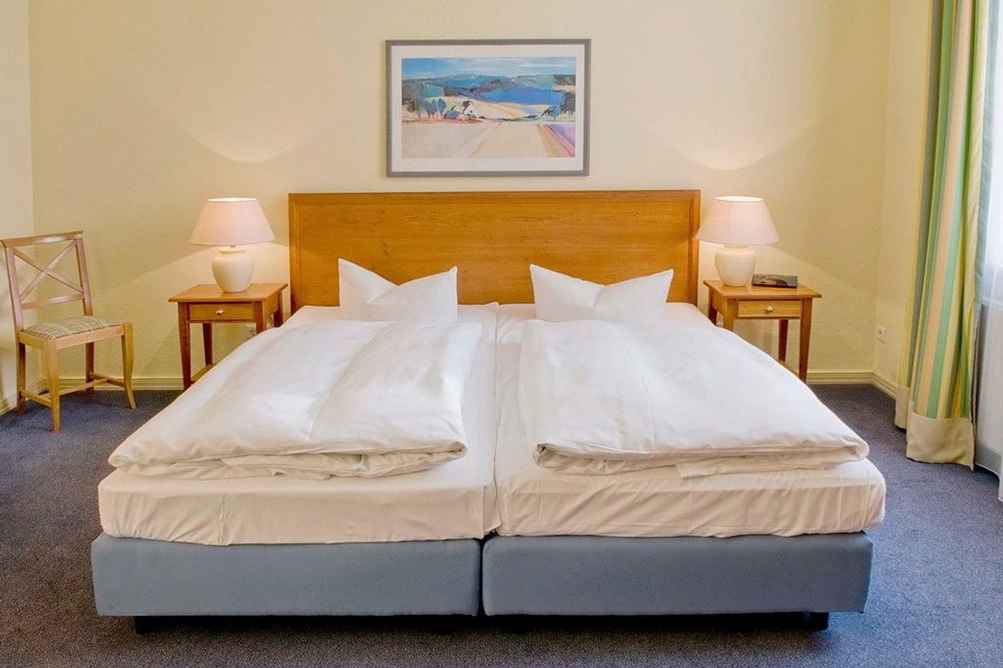 Strand-Park Strand-Park V12 Usedom - Schlafzimmer mit Doppelbett