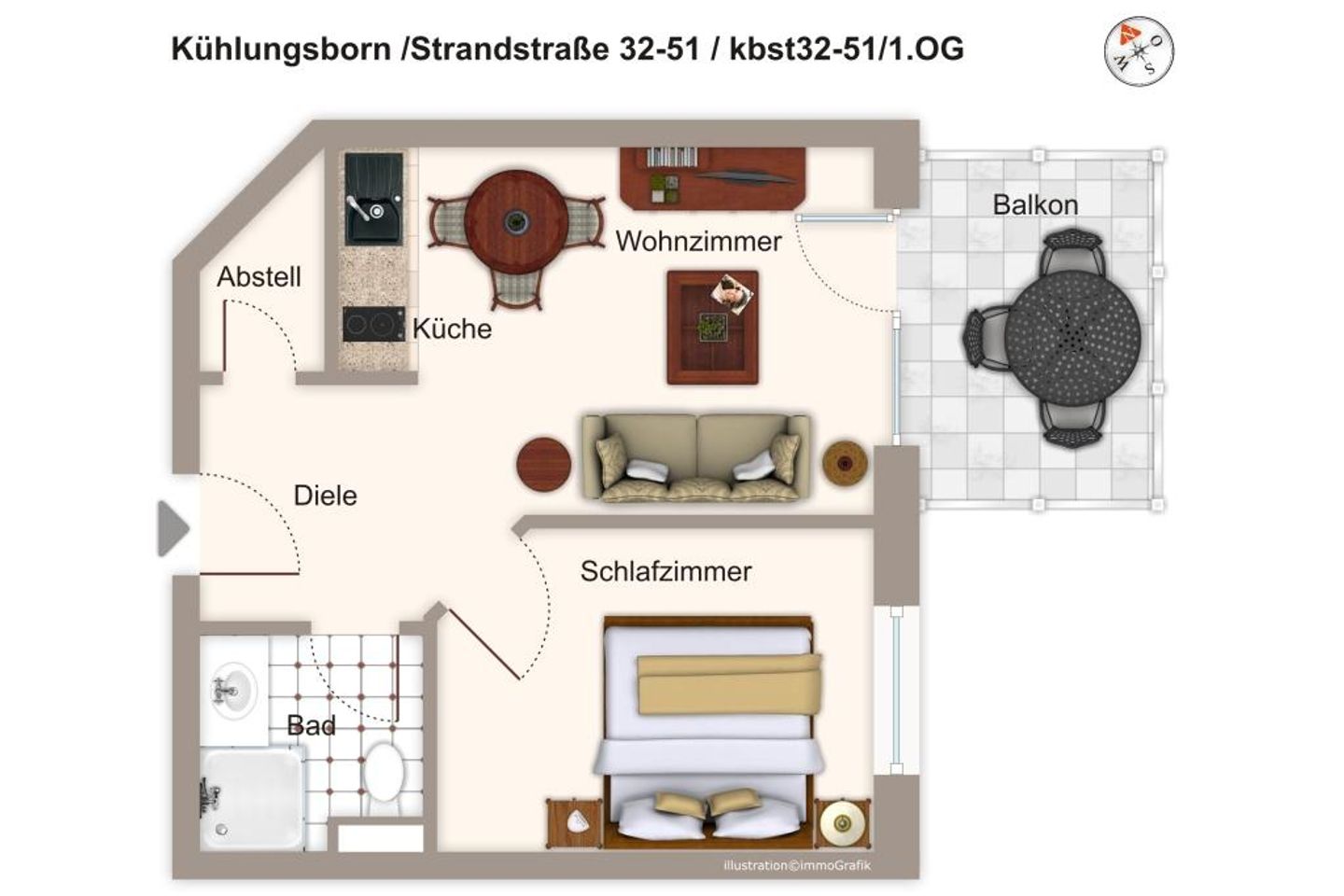 Strandstraße 32 Strandstraße 32-51 Kühlungsborn - Grundriss