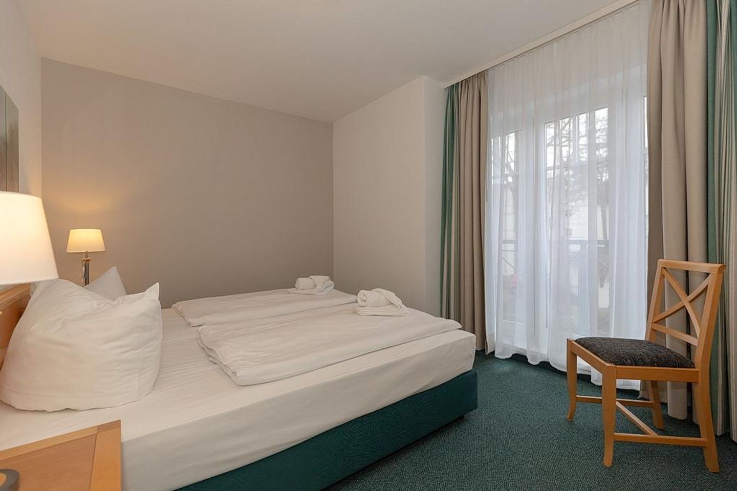 Inselstrand Inselstrand 119 Usedom - Schlafzimmer mit Doppelbett