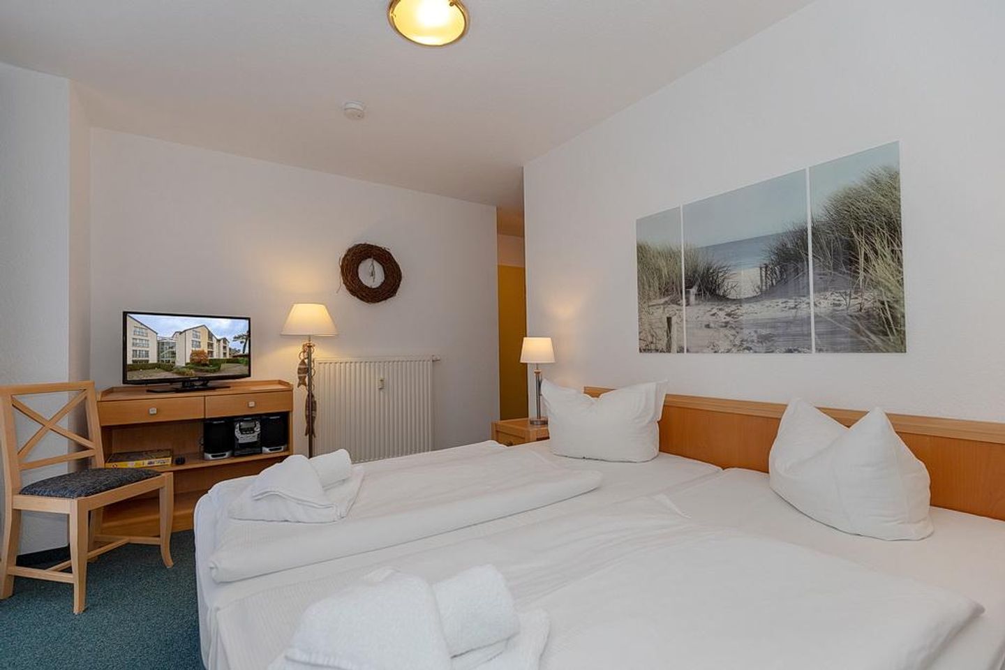 Inselstrand Inselstrand 119 Usedom - Schlafzimmer mit Doppelbett