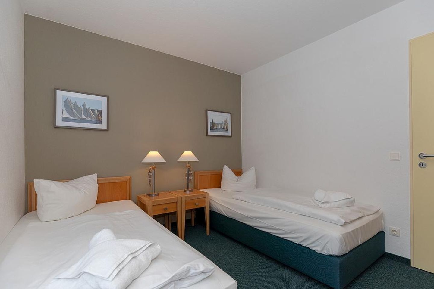 Inselstrand Inselstrand 119 Usedom - Schlafzimmer mit zwei Einzelbetten